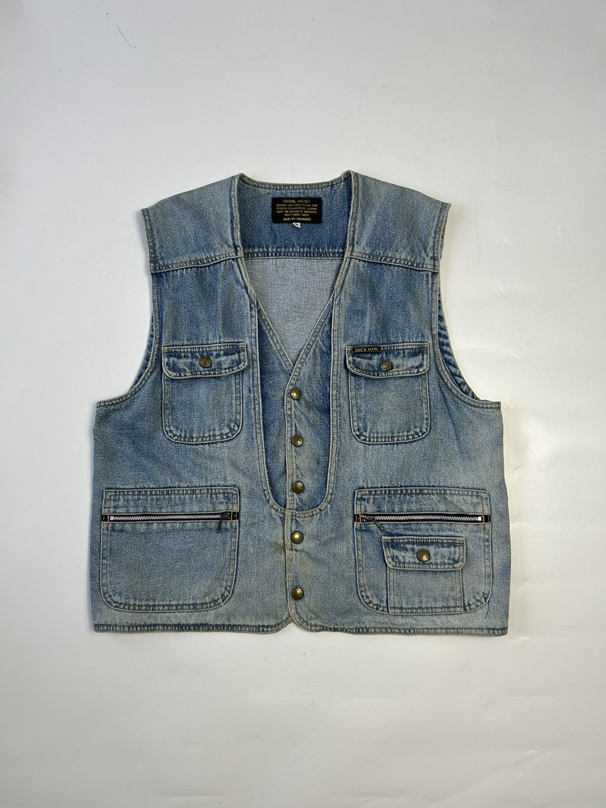 Vintage RUCK DAM DENIM VEST Size US XXL / EU 58 / 5 - 1 Thumbnail