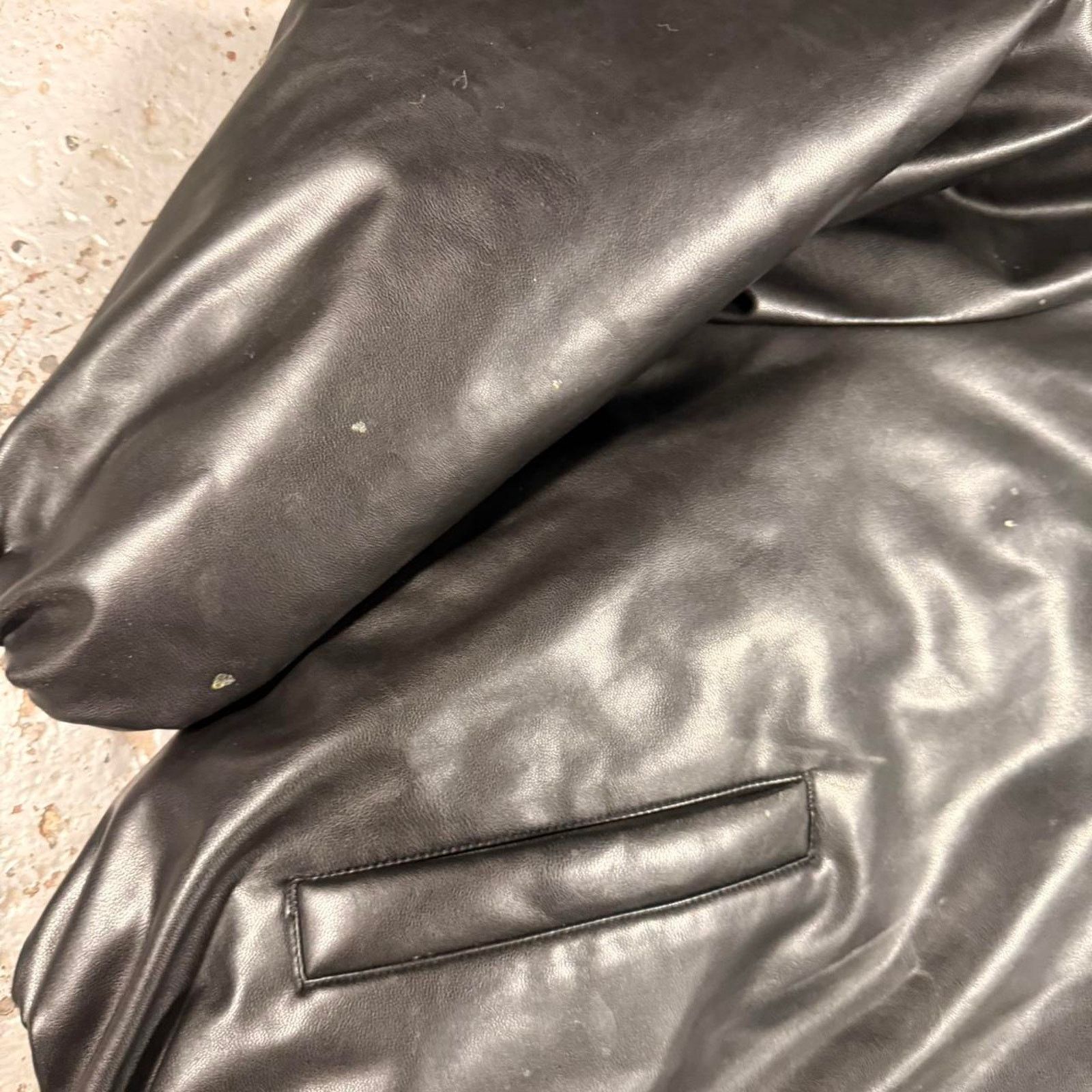 Alo Yoga Black faux leather alo bomber Size XXS / US 00 / IT 34 - 5 Thumbnail