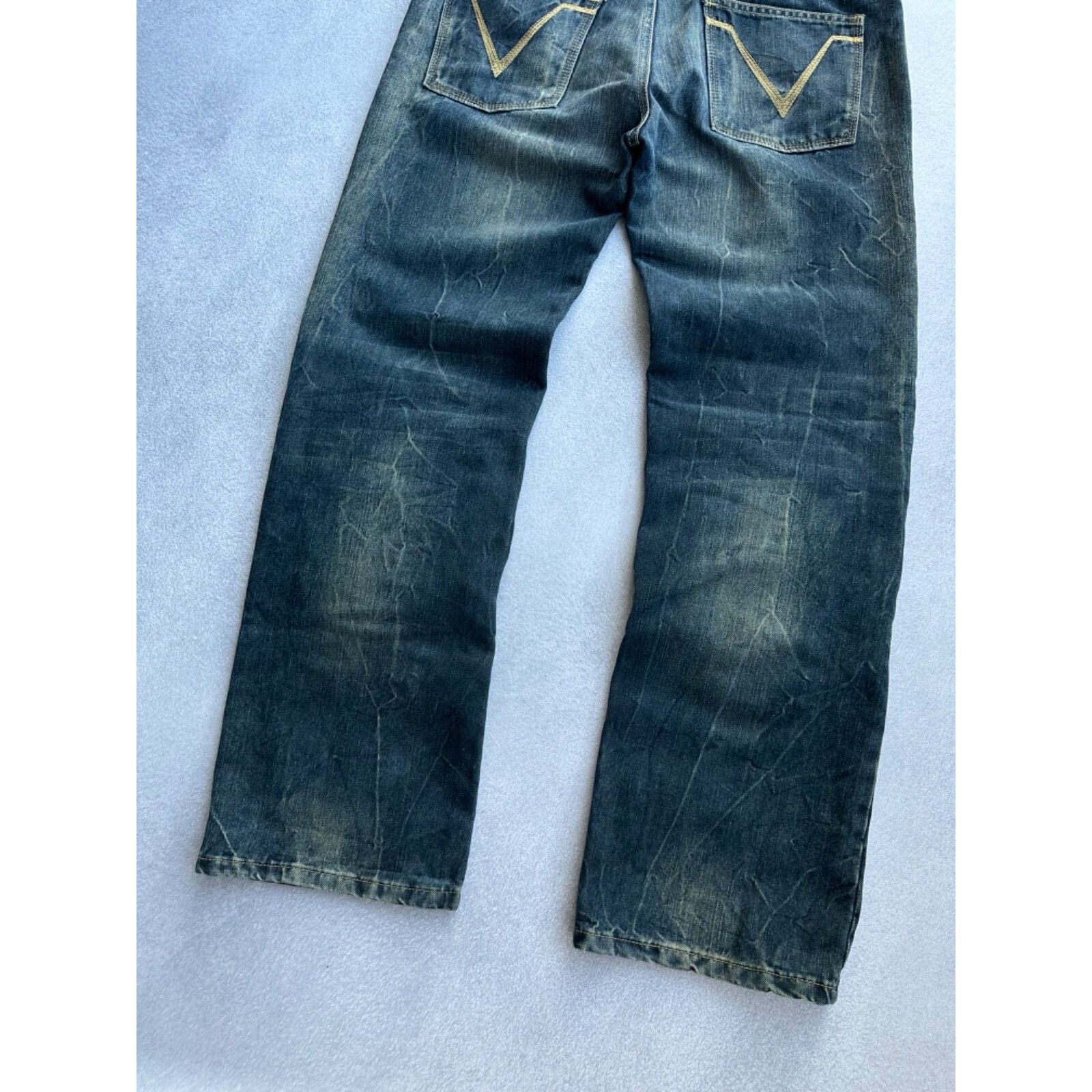 Vintage VTG King Kerosin Moto Japanese Heavy Jeans Size US 36 / EU 52 - 12 Thumbnail