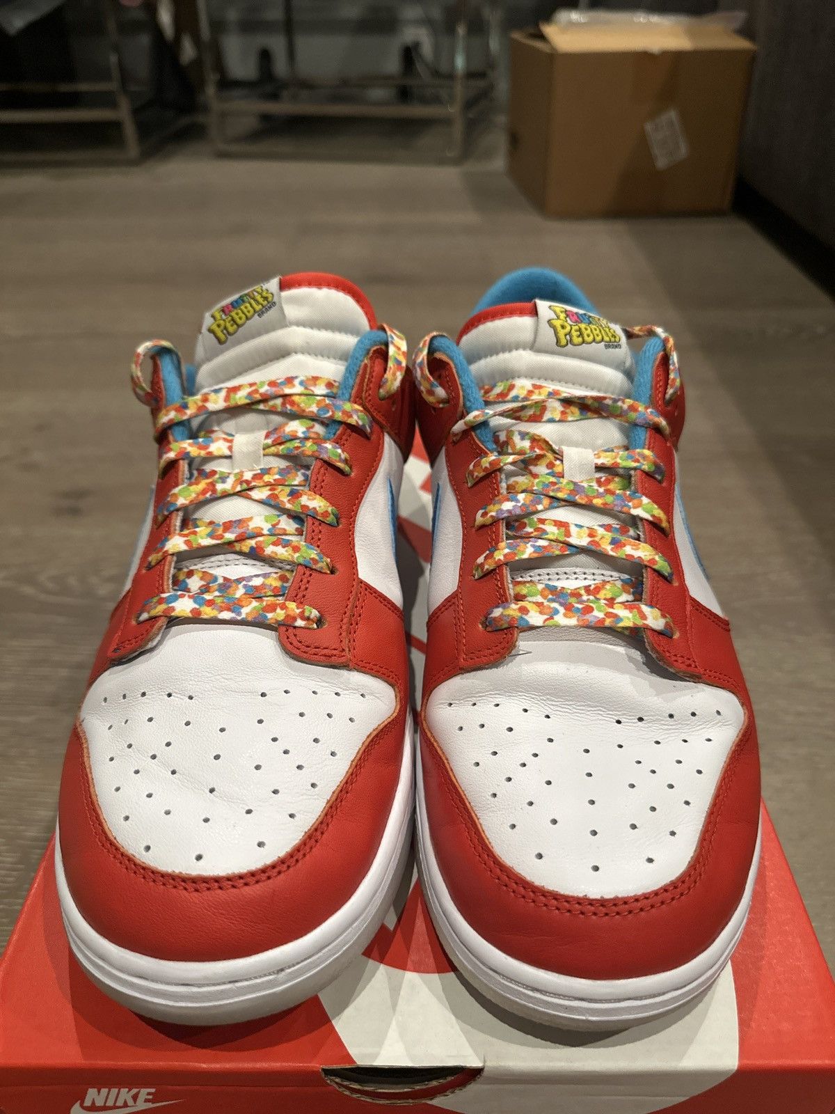Nike Nike Dunk Low QS Lebron James Fruity Pebbles Size US 11.5 / EU 44-45 - 4 Thumbnail