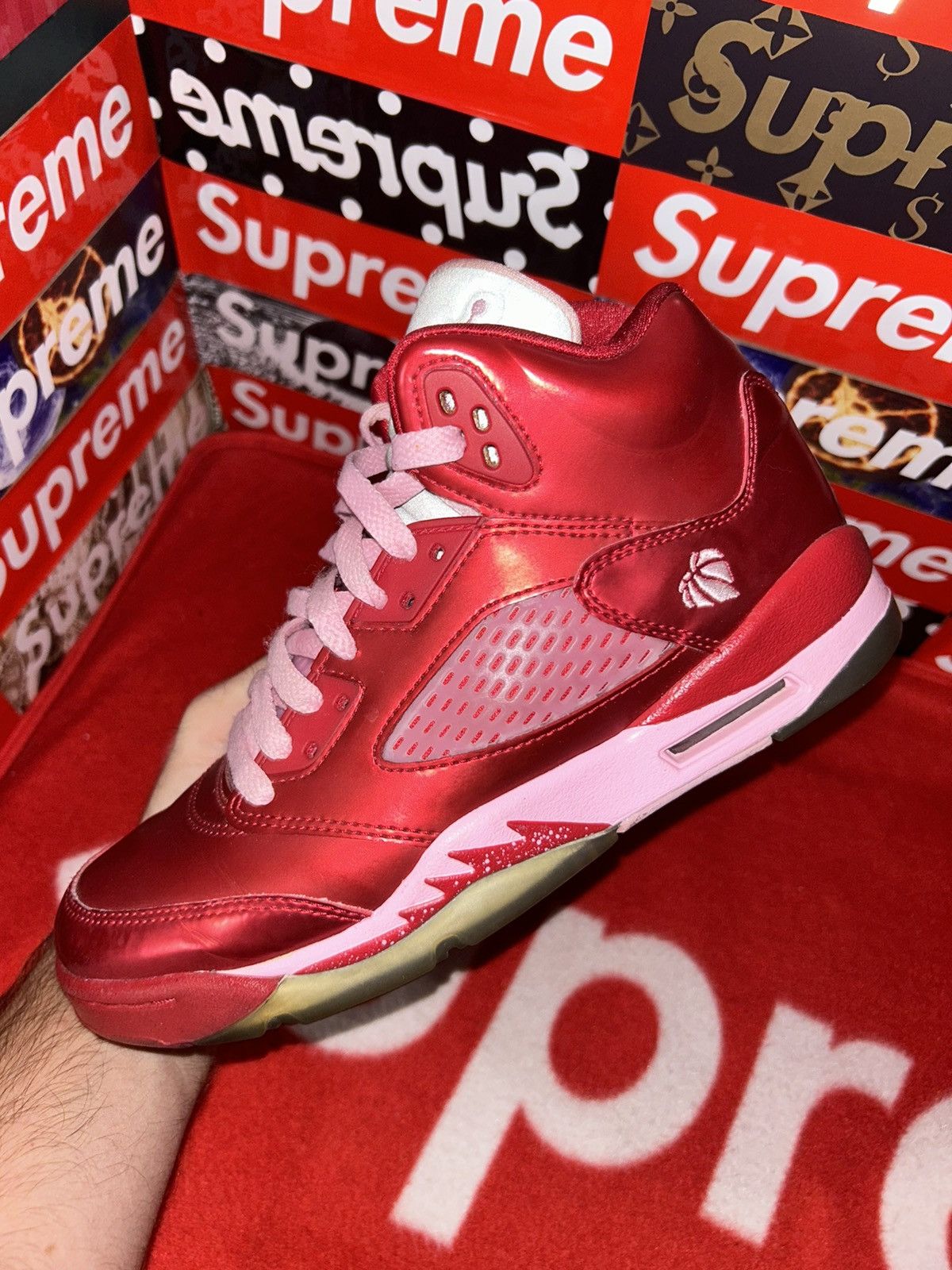 Jordan Brand Jordan 5 Retro Valentines Day GS 440892-605 size 5y Size US 5 / EU 37 - 6 Thumbnail