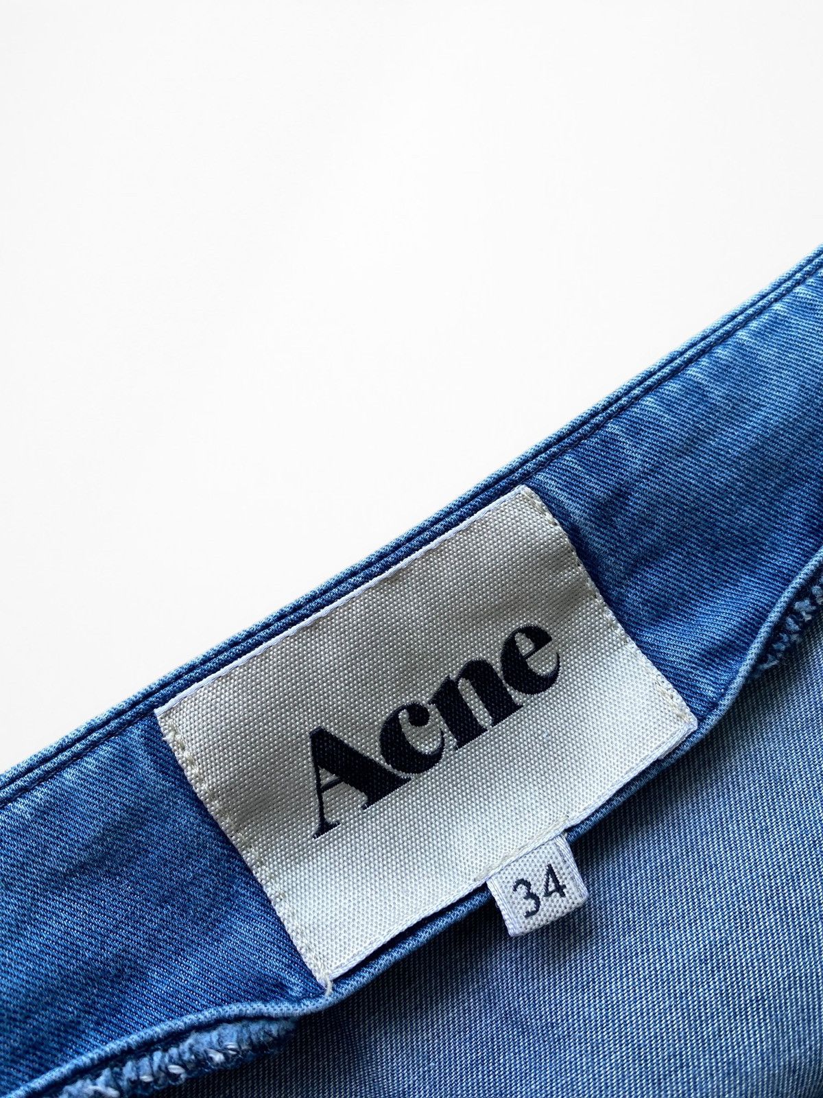 Acne Studios Acne Studios Blackout Dress A/W 2008 denim style dress Size XS / US 0-2 / IT 36-38 - 4 Thumbnail