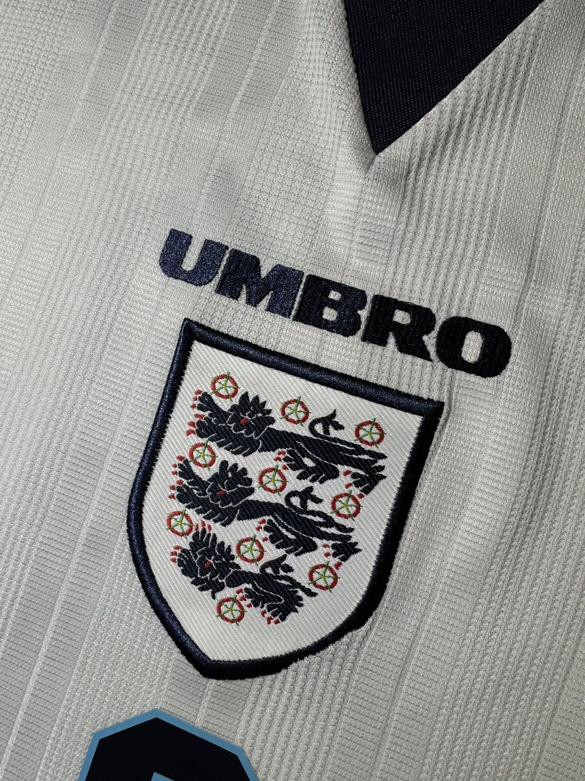 Umbro England 1995/96 Home football Umbro shirt #9 SHEARER Jersey Size US L / EU 52-54 / 3 - 4 Thumbnail