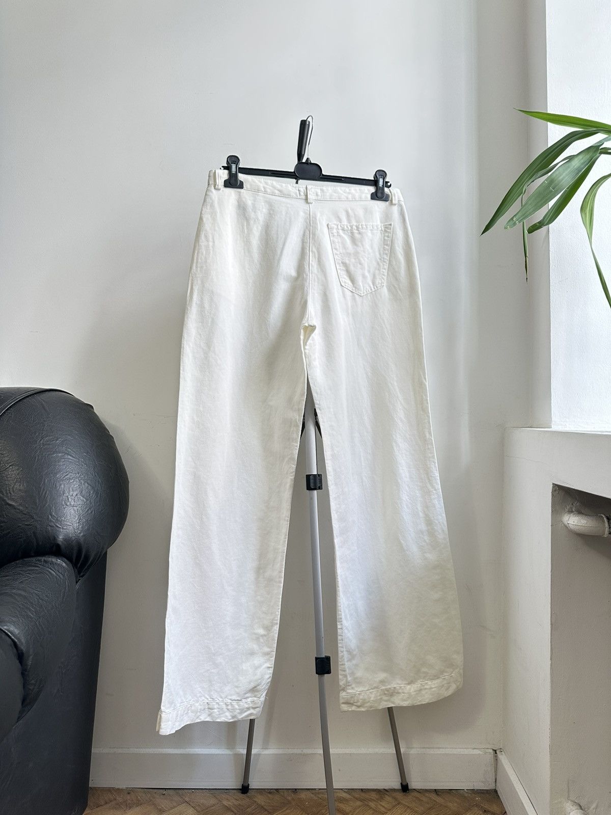 Giorgio Armani Armani Jeans Vintage Hemp Blend Lightweight WMNS Pants 12 Size 34" / US 12 / IT 48 - 6 Thumbnail