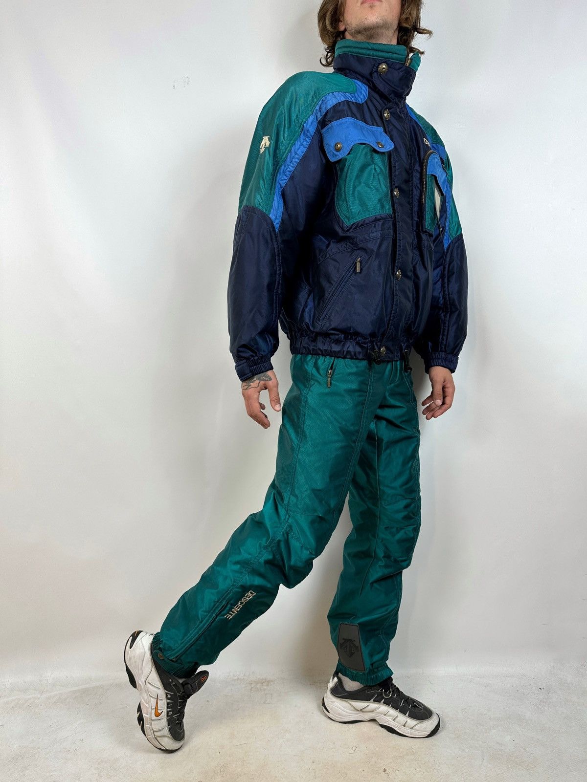 Descente 80s Vintage Descente Ski Suit Snowsuit Jacket + Pants Size US M / EU 48-50 / 2 - 3 Thumbnail