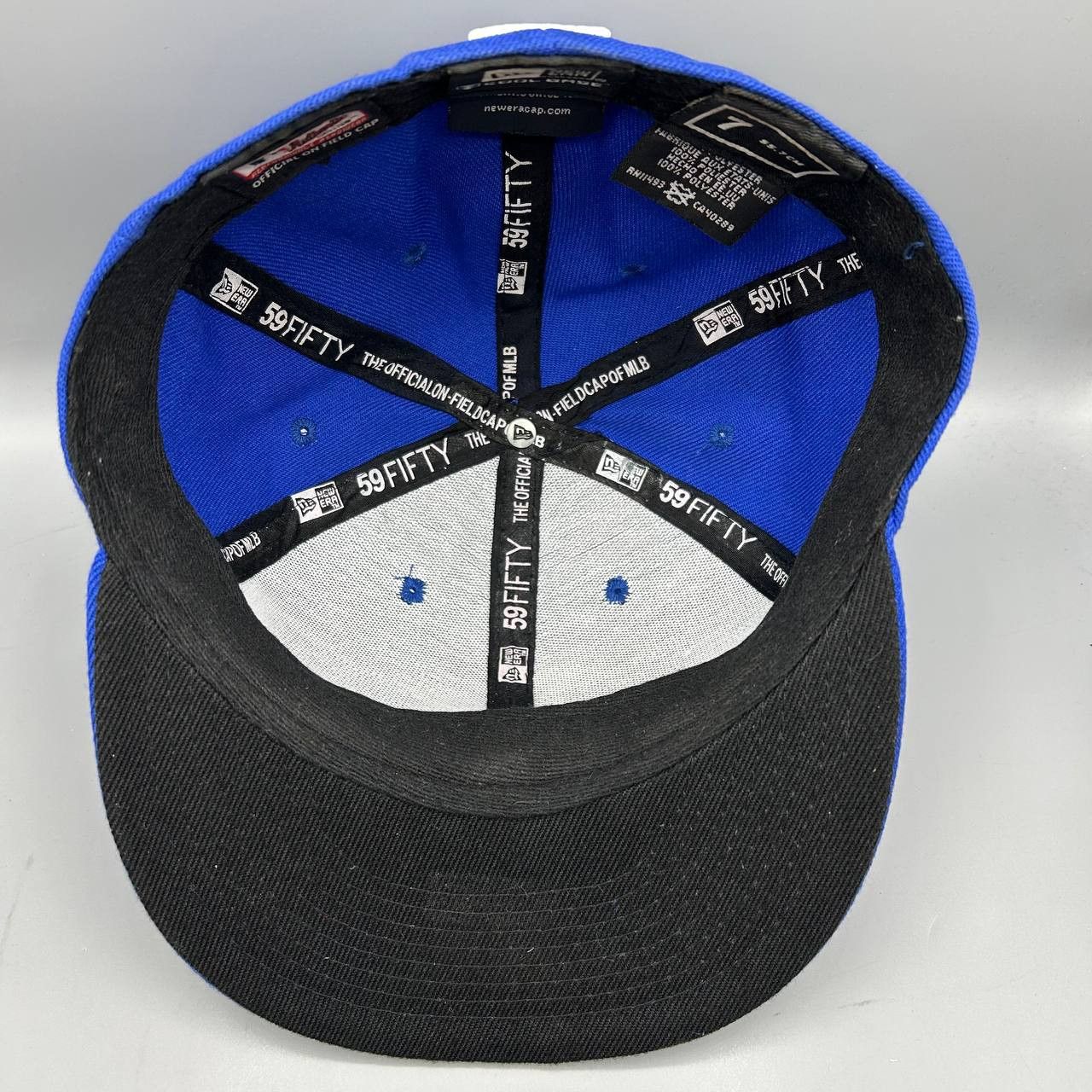 New Era Los Angeles LA Dodgers Hat Men 7 MLB 59Fifty Fitted Cap Size ONE SIZE - 2 Thumbnail