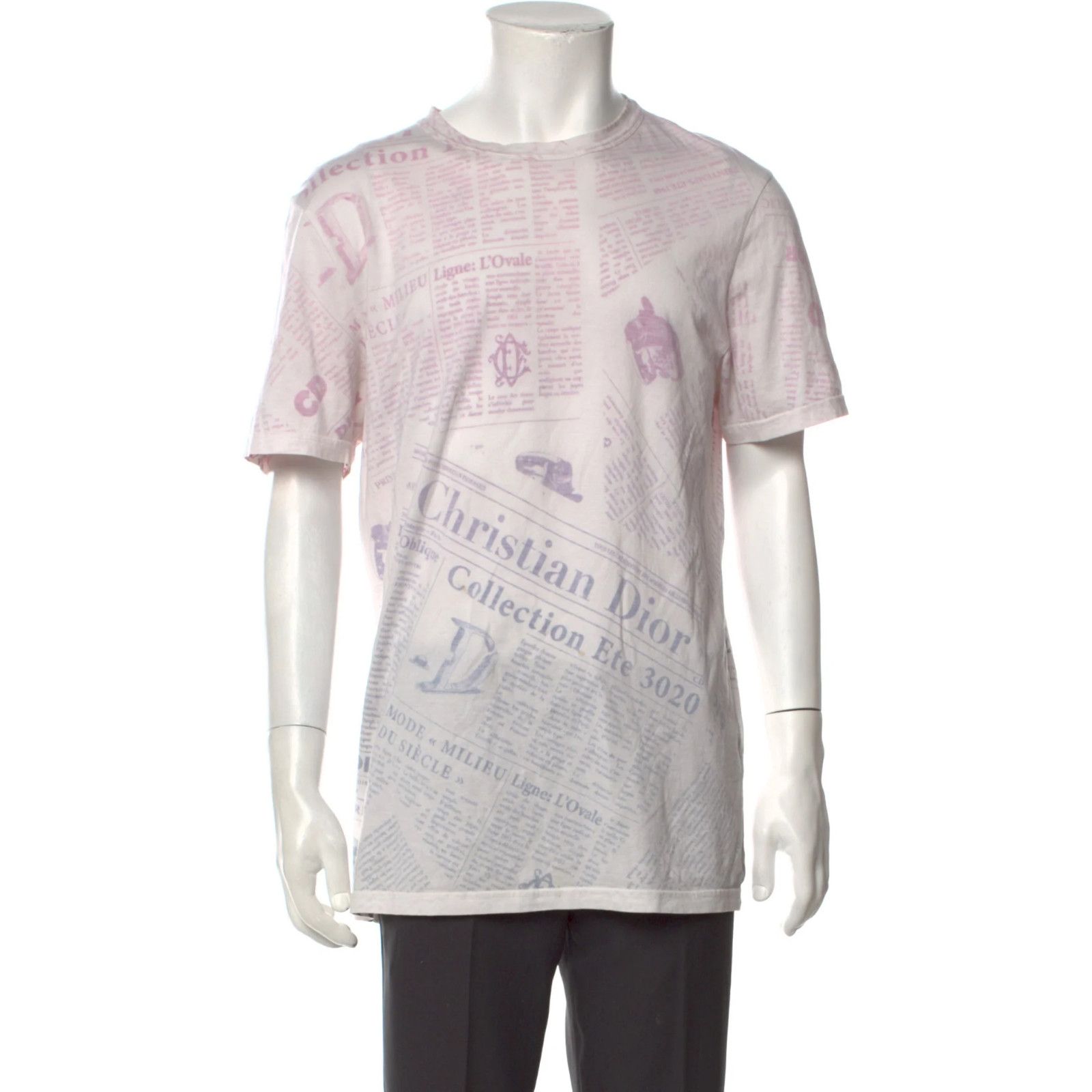 Dior x Daniel Arsham Logo Short Sleeve Shirt T-Shirt Medium