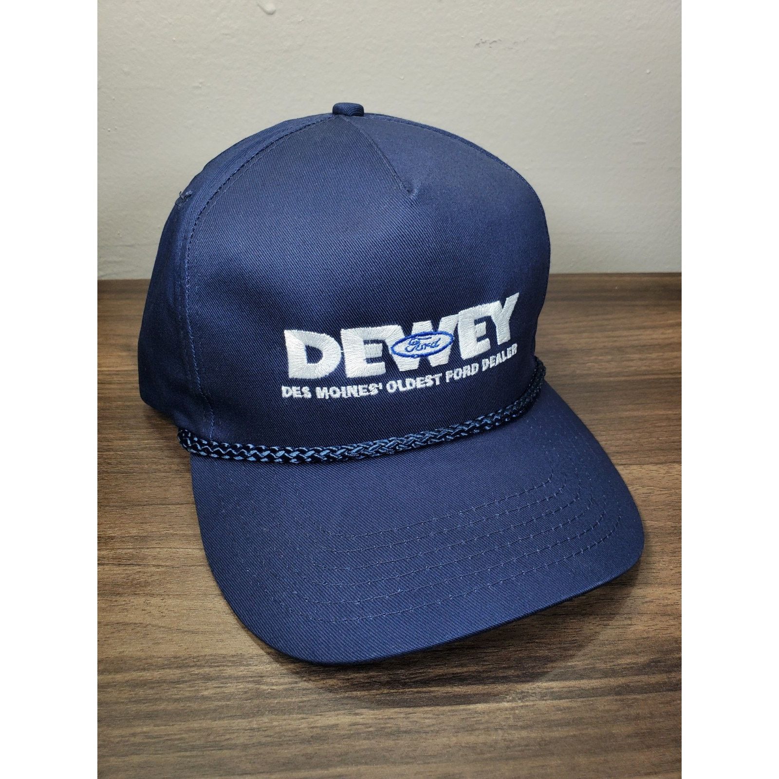 Ford × Vintage Dewey Ford Dealership Des Moines Iowa Hat Snapback Cap IA Size ONE SIZE - 1 Thumbnail