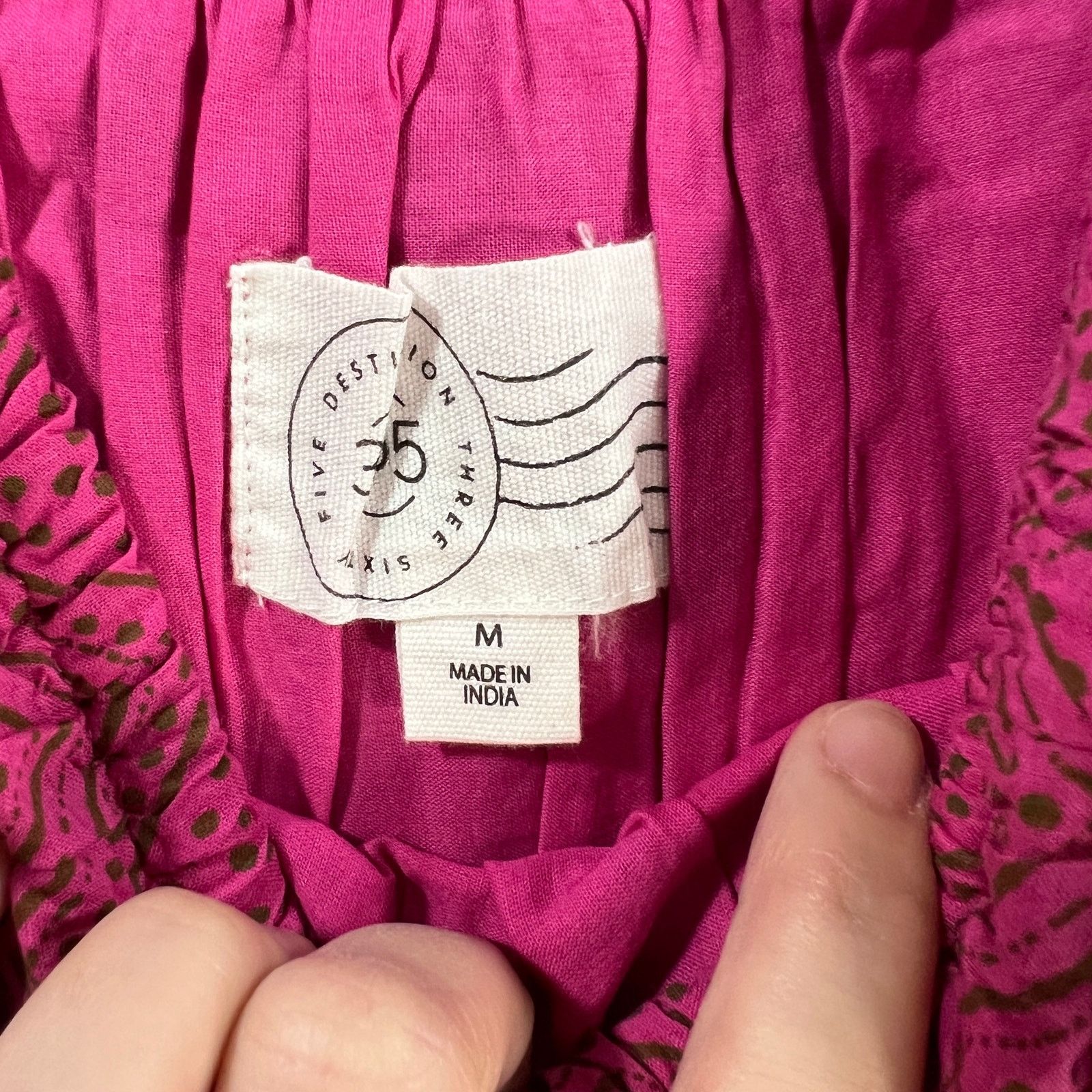 Other Destination 365 Regular Printed Off-the-Shoulder Dress Hot Size M / US 6-8 / IT 42-44 - 3 Thumbnail