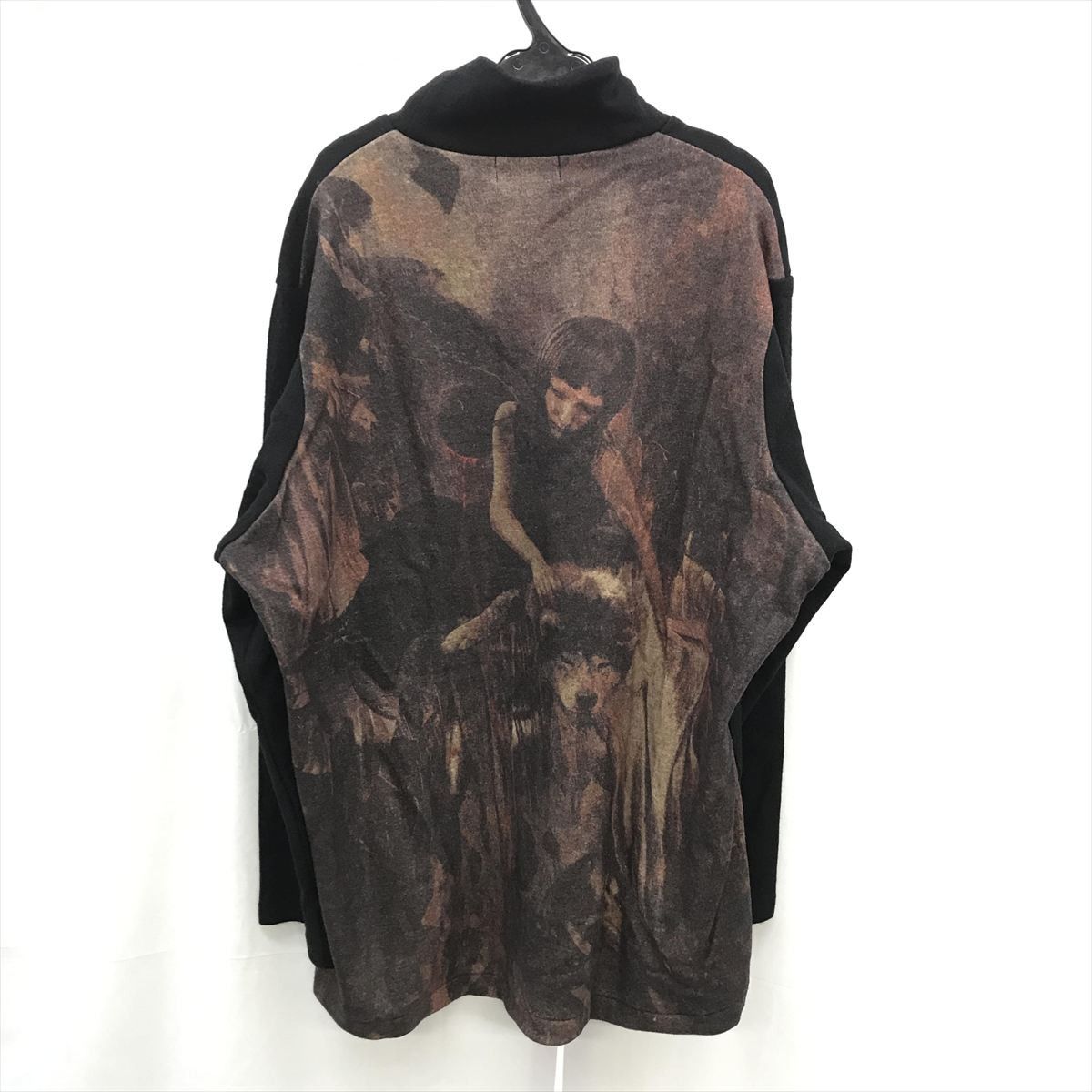 Yohji Yamamoto Yohji Yamamoto POUR HOMME 22AW/Inkjet Graphic Sweater Size US L / EU 52-54 / 3 - 2 Thumbnail