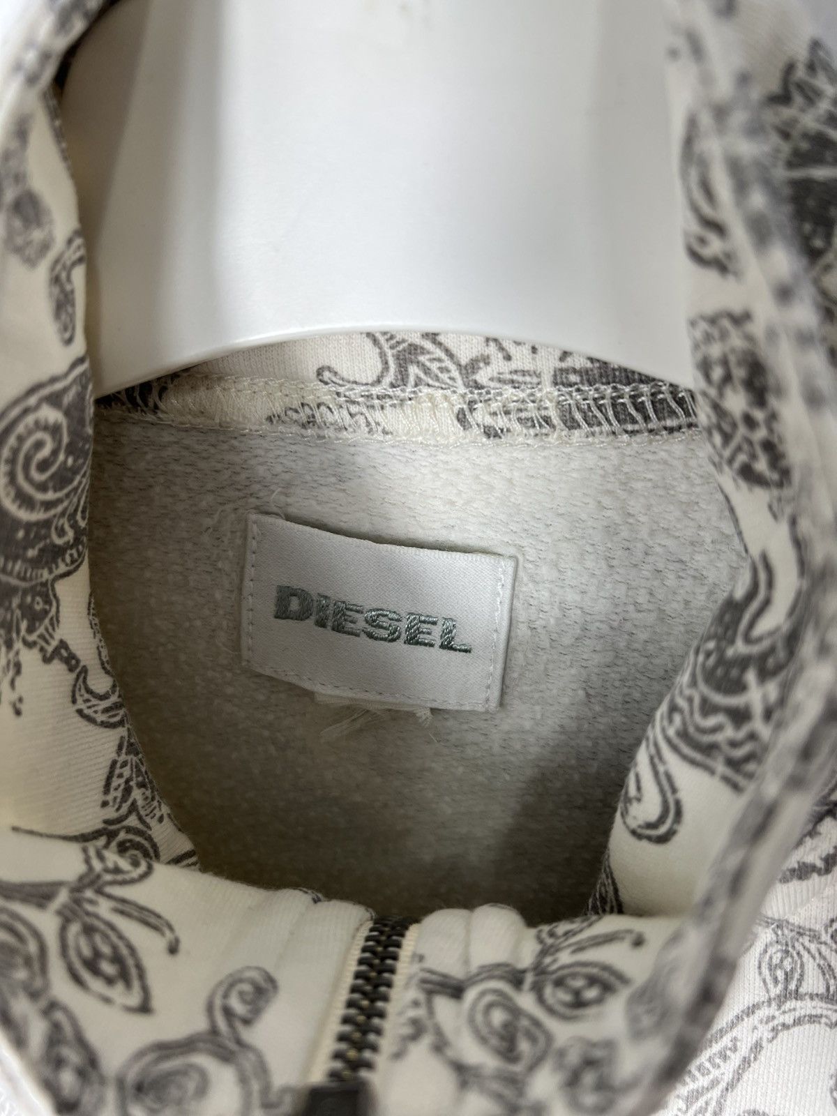Diesel Vintage Streetwear y2k sk8 Diesel Full Zip Sweatshirt Size S / US 4 / IT 40 - 5 Thumbnail
