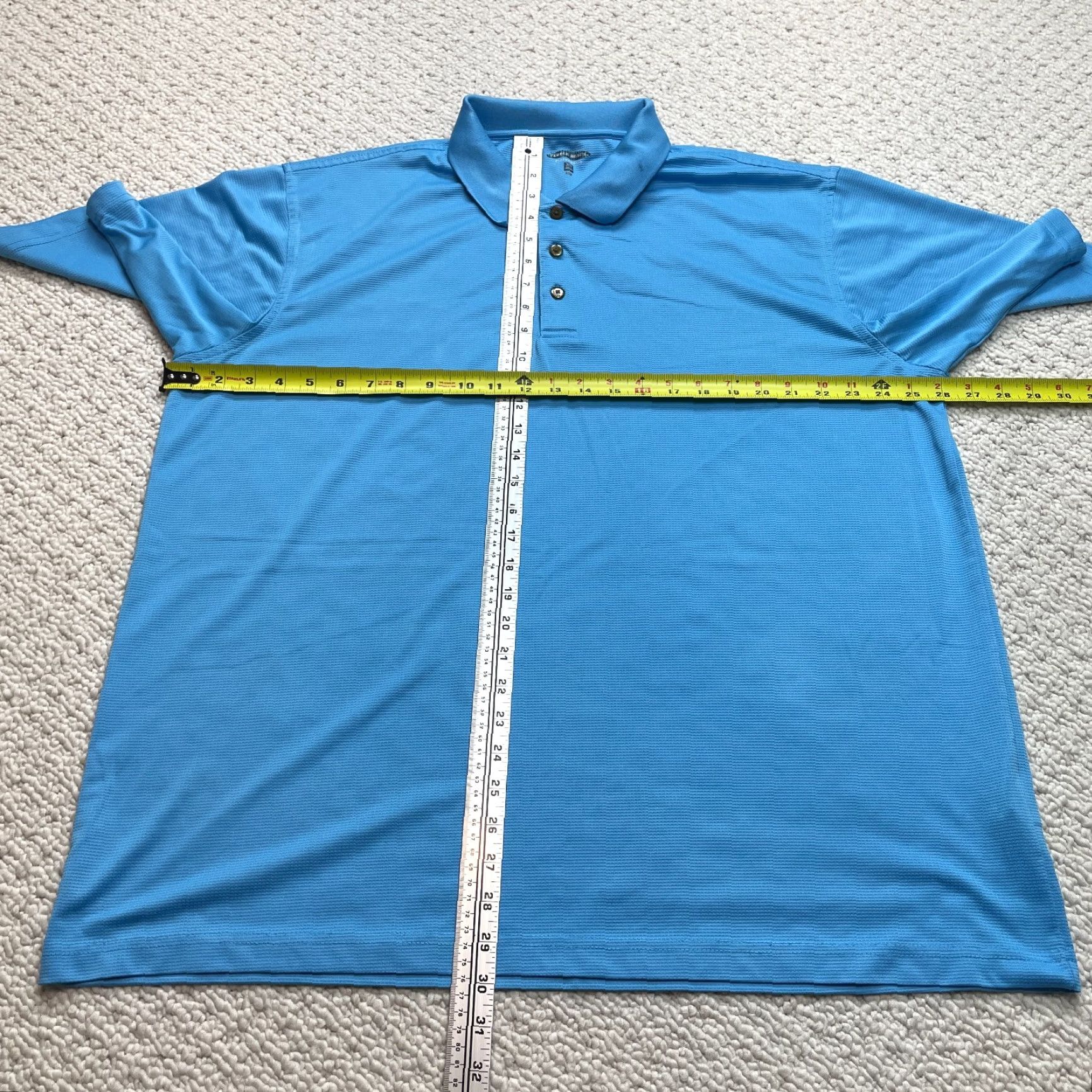 Vintage Pebble Beach Polo Shirt Mens 2XL Regular Short Sleeve Blue Pebble Beach Logo Golf Shirt Size US XXL / EU 58 / 5 - 5 Thumbnail