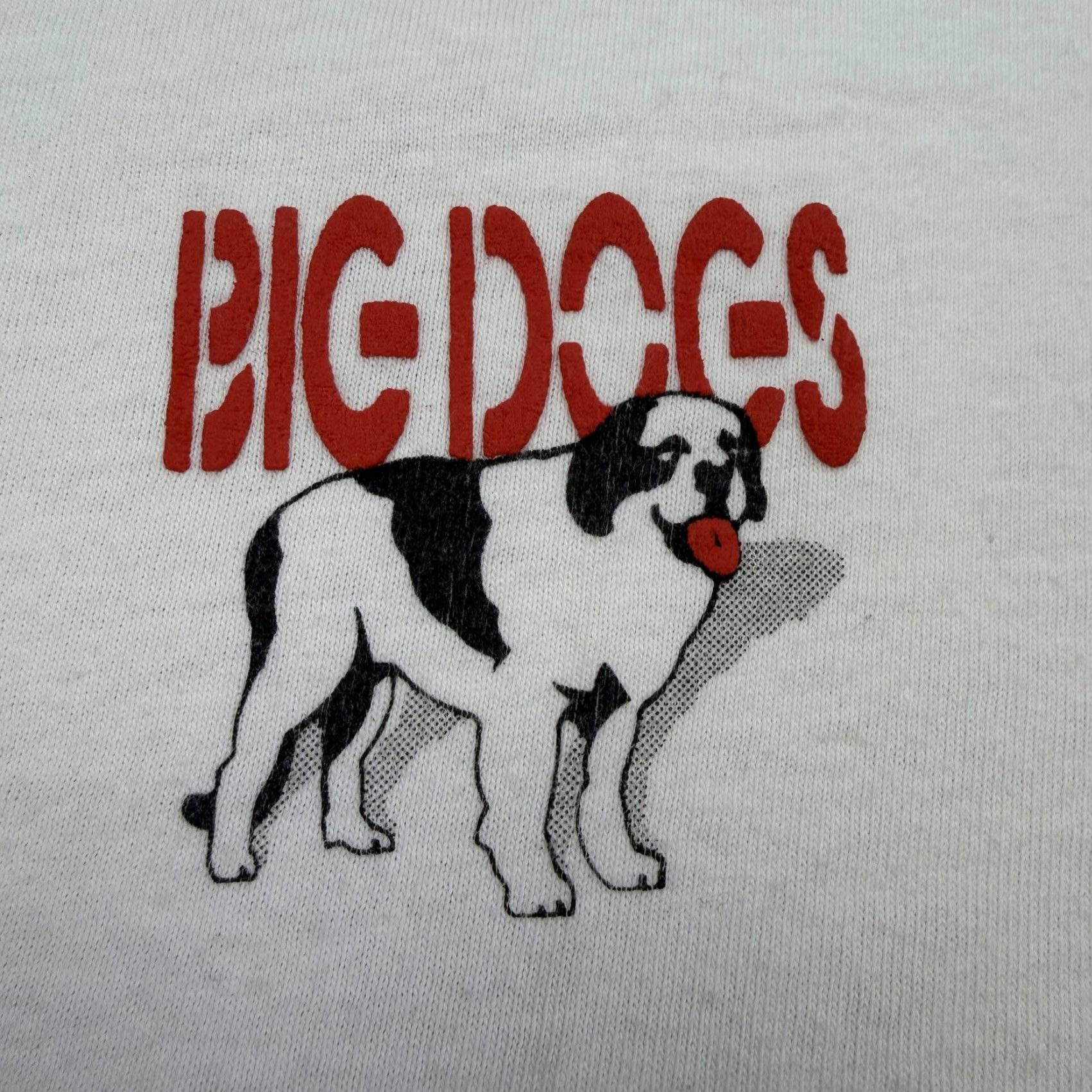 Big Dogs VINTAGE Big Dogs Shirt Mens Large White Beach 90s Volleyball Dog Graphic Print USA Cotton Crew Neck Short Sleeve Men Size US L / EU 52-54 / 3 - 5 Thumbnail