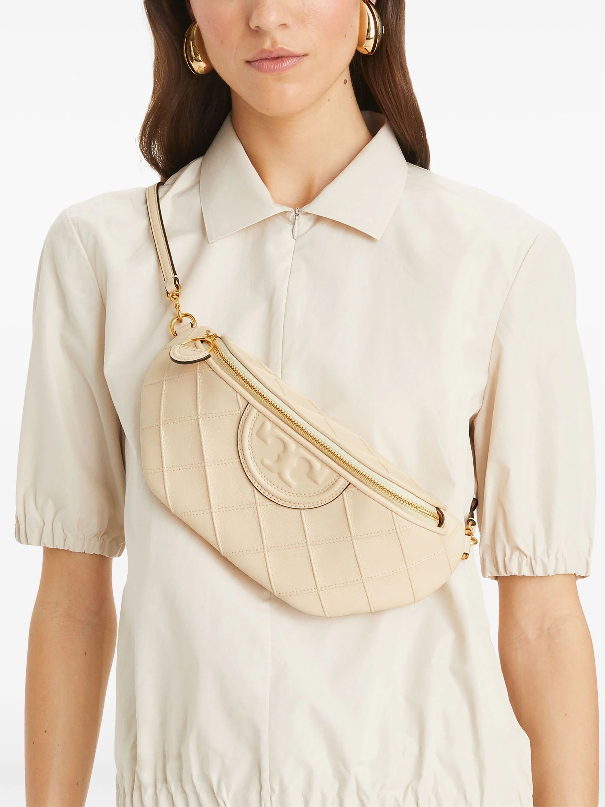 Tory Burch o1s22i1n1024 Size: OS / Fleming Waist Belt Bag in Neutro Size ONE SIZE - 2 Thumbnail