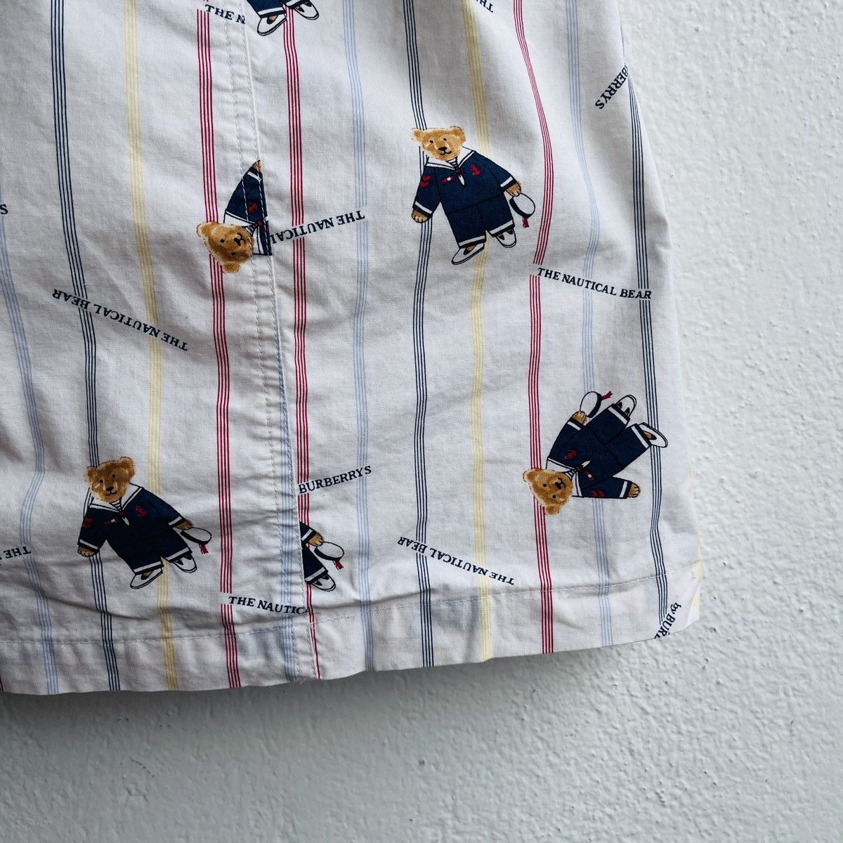 Burberry × Vintage Real Vintage Burberrys The Nautical Bear Monogram Skirts Size 26" / US 2 / IT 38 - 15 Thumbnail