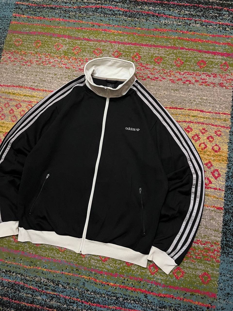 Adidas × Vintage Vintage Adidas 3-Striped Boxy Jacket Archive Opium XL Size US XL / EU 56 / 4 - 2 Thumbnail