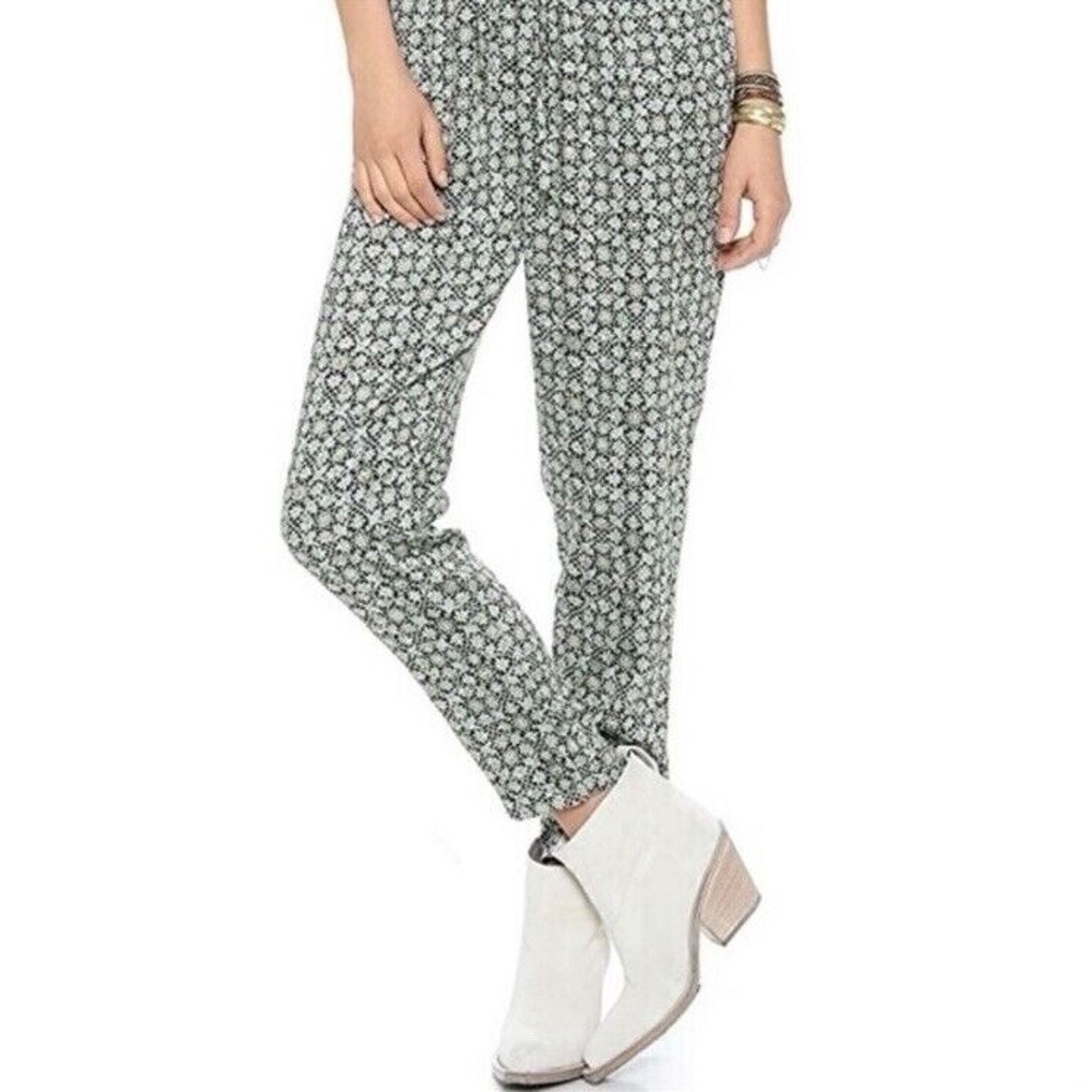 Free People Free People Jumpsuit Floral Strappy Criss Cros Pet S A002098 Size 23" - 3 Thumbnail