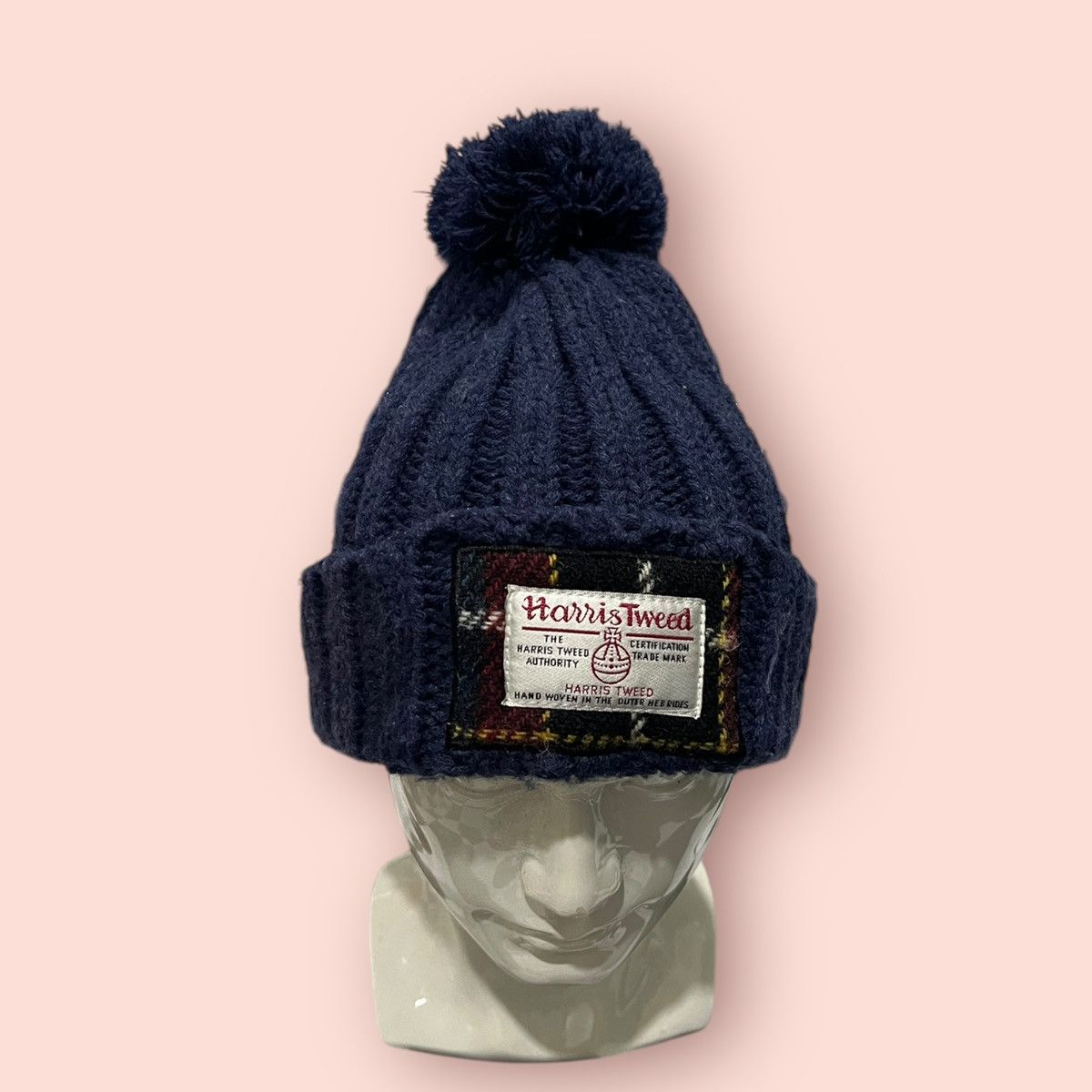 Harris Tweed × Japanese Brand HARRIS TWEED X CLOSSHI COLOURED CABLE KNIT BEANIE Size ONE SIZE - 3 Thumbnail