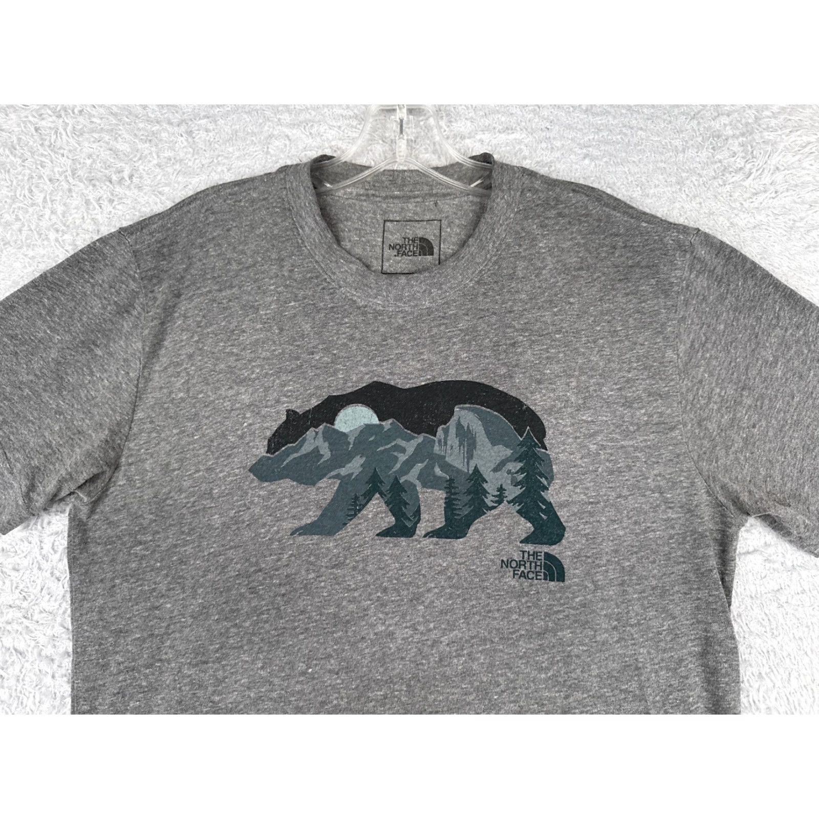 The North Face The North Face Shirt Men S Gray Crew Neck 100% Cotton Logo T-Shirt Mens White Bear Logo Read Size US S / EU 44-46 / 1 - 4 Thumbnail