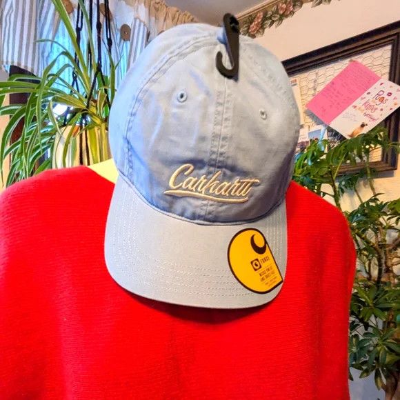 Carhartt NWT WOMENS CARHARTT FORCE LIGHT BLUE ADJUSTABLE BALL CAP Size ONE SIZE - 1 Thumbnail
