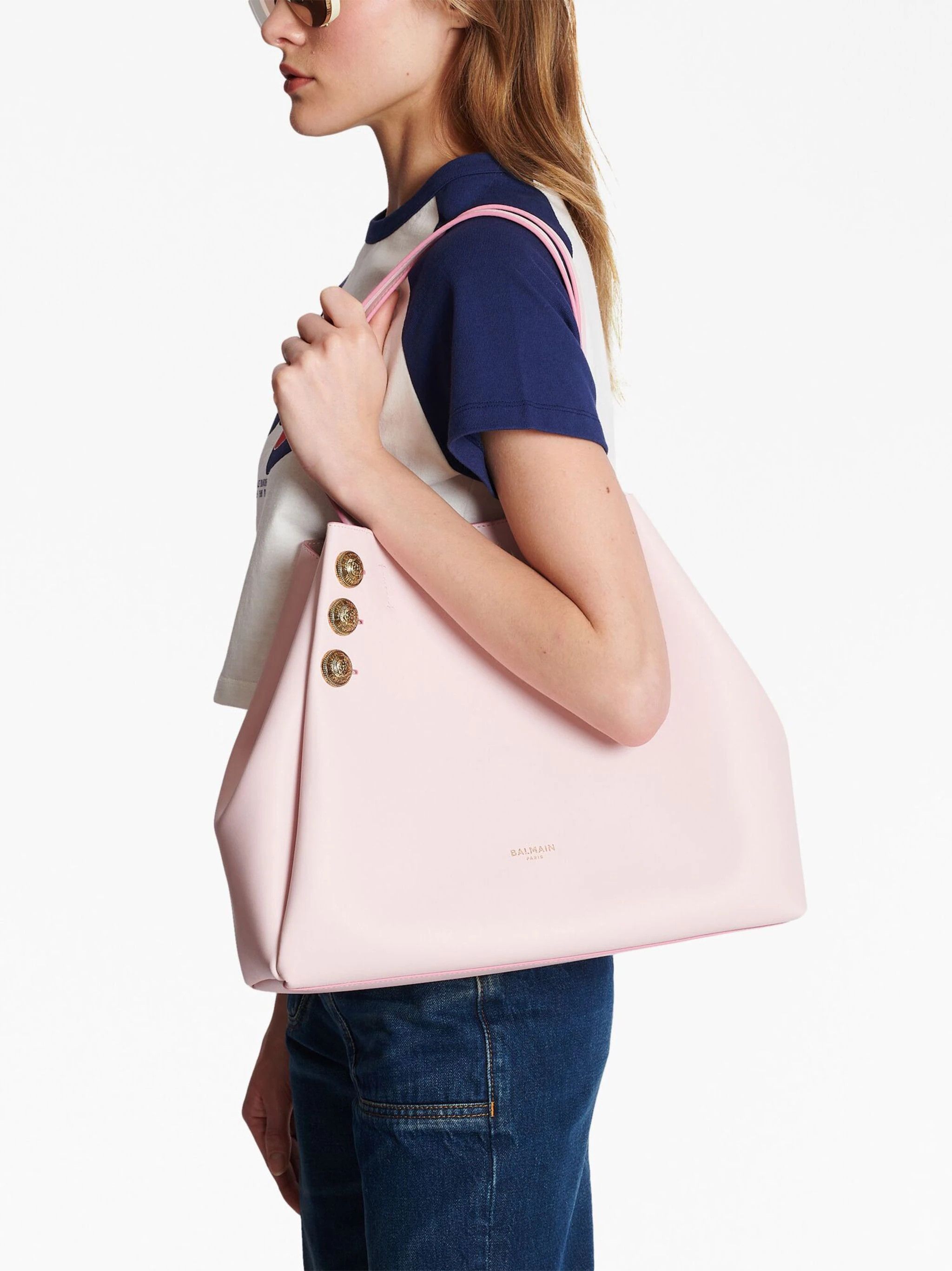 Balmain o1w1db10624 Bag in Pink Size ONE SIZE - 4 Thumbnail