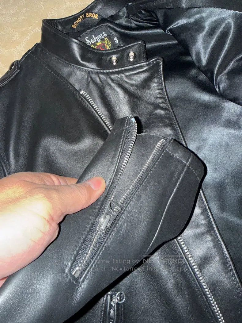 Schott Schott Leather coat Size US XL / EU 56 / 4 - 5 Thumbnail