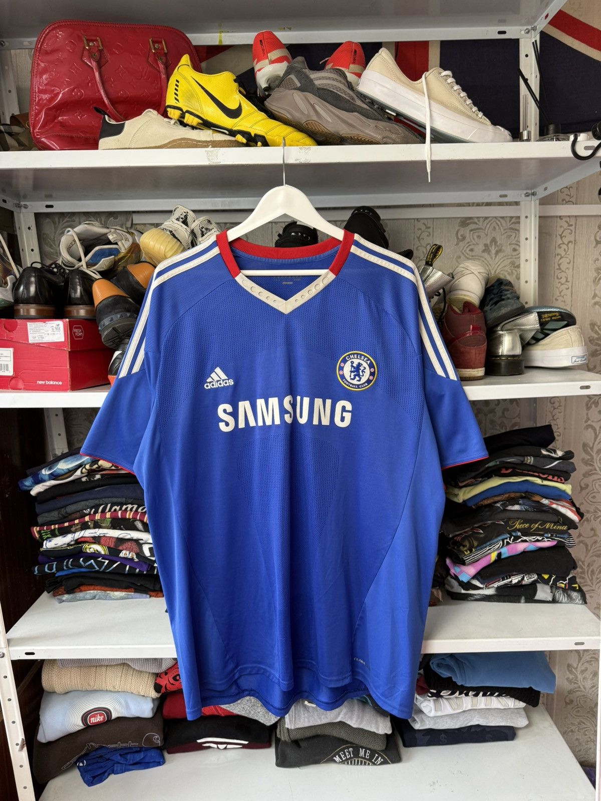 Adidas Chelsea 2010 2011 Home Soccer Jersey Football Shirt Adidas Size US XL / EU 56 / 4 - 1 Thumbnail