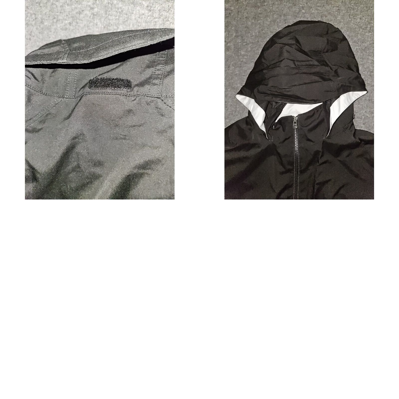 Vintage REI Full Zip Rain Jacket Women's XL Black Hooded Zip Pockets Hiking Size XL / US 12-14 / IT 48-50 - 9 Thumbnail