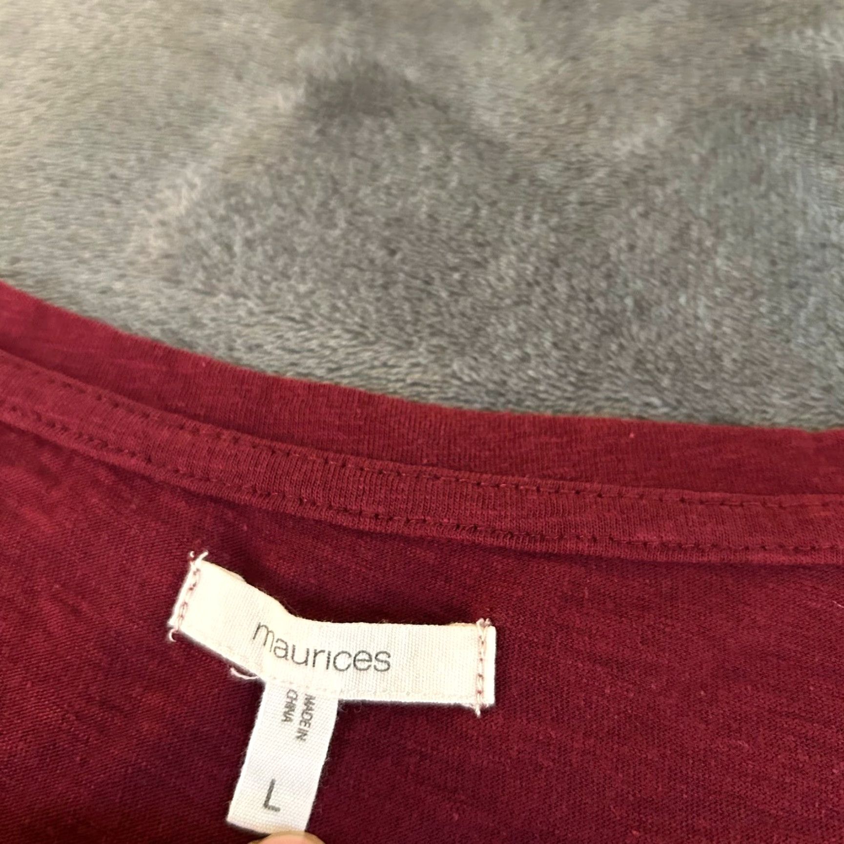 Vintage Maurices Christmas Vacation Griswold Family Tee Top Womens Red Large Shirt Holiday Size L / US 10 / IT 46 - 2 Thumbnail