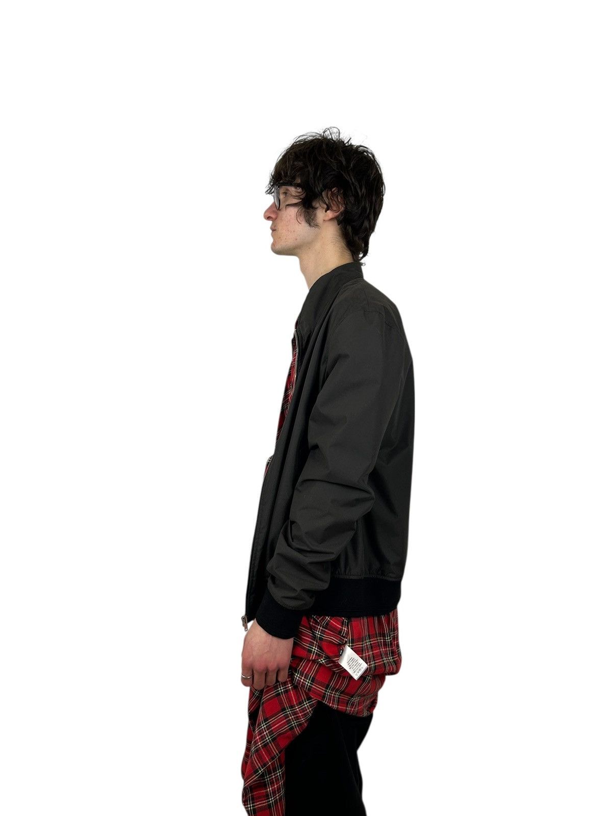 Y/Project 2018AW Runway Y/Project Tartan Tie Bomber Jacket (L) Size US L / EU 52-54 / 3 - 6 Thumbnail