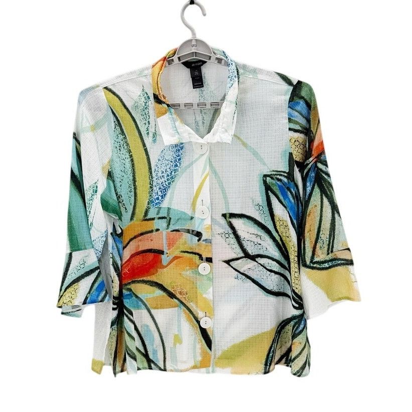 Other Ali Miles artsy graphic tropical floral pattern top XL Size XL / US 12-14 / IT 48-50 - 1 Thumbnail