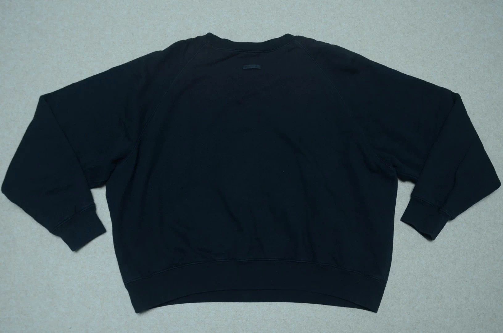 Fear of God Fear of God 7th Thick Black Flocked Logo Sweatshirt Jacket Size US M / EU 48-50 / 2 - 5 Thumbnail