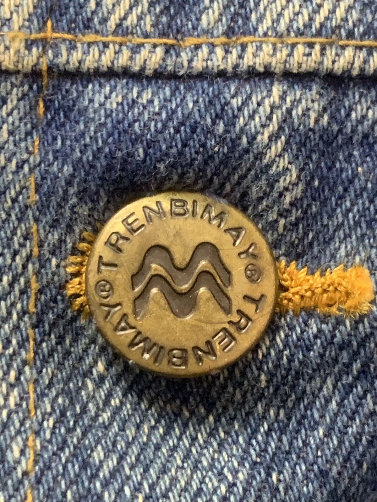 Japanese Brand × Vintage Rare Design Vintage Trenblmay Denim Jackets Size L / US 10 / IT 46 - 8 Thumbnail