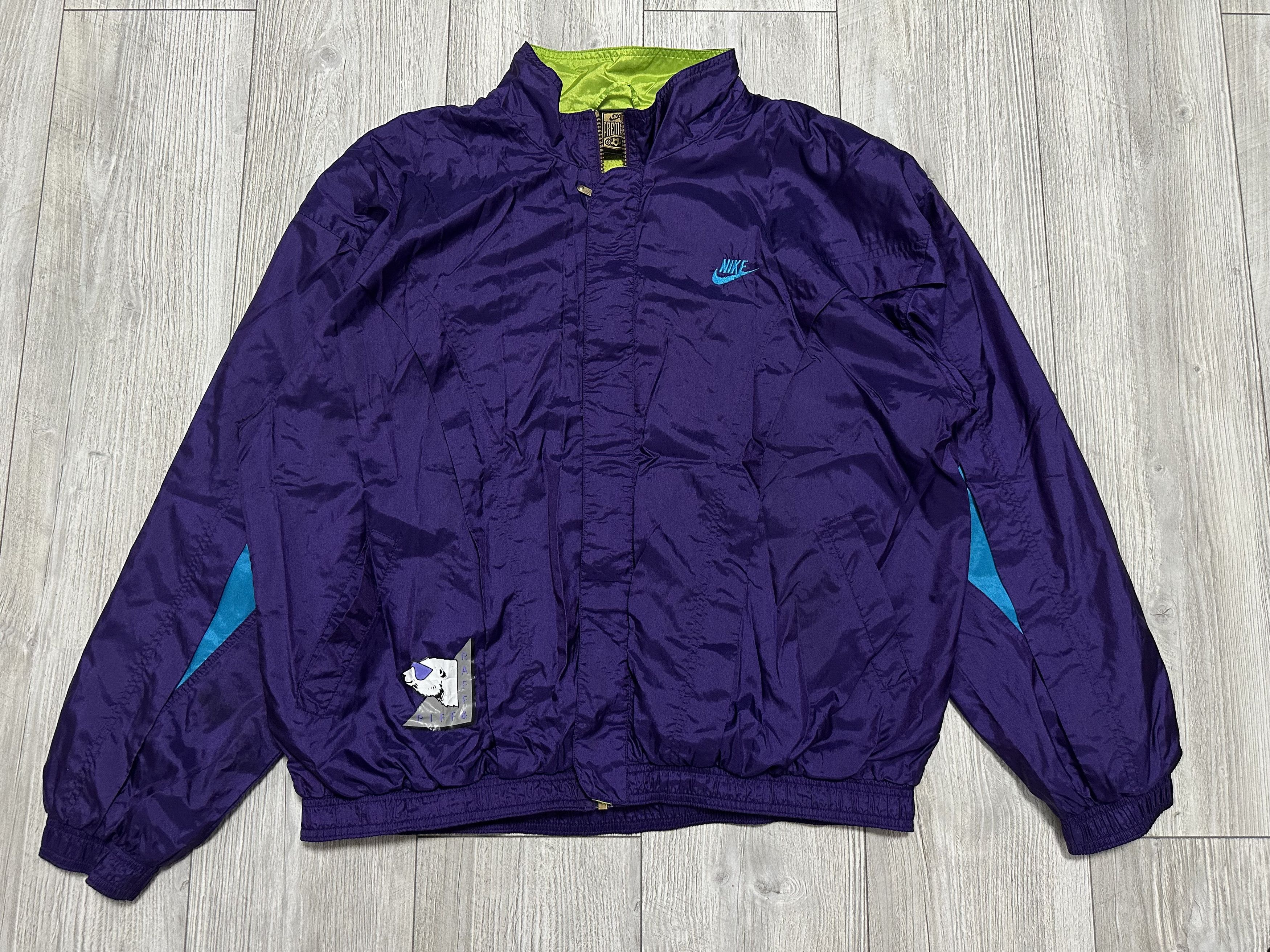Nike Nike Vintage 90s Premier League Football Windbreaker Jacket Size US XL / EU 56 / 4 - 1 Thumbnail