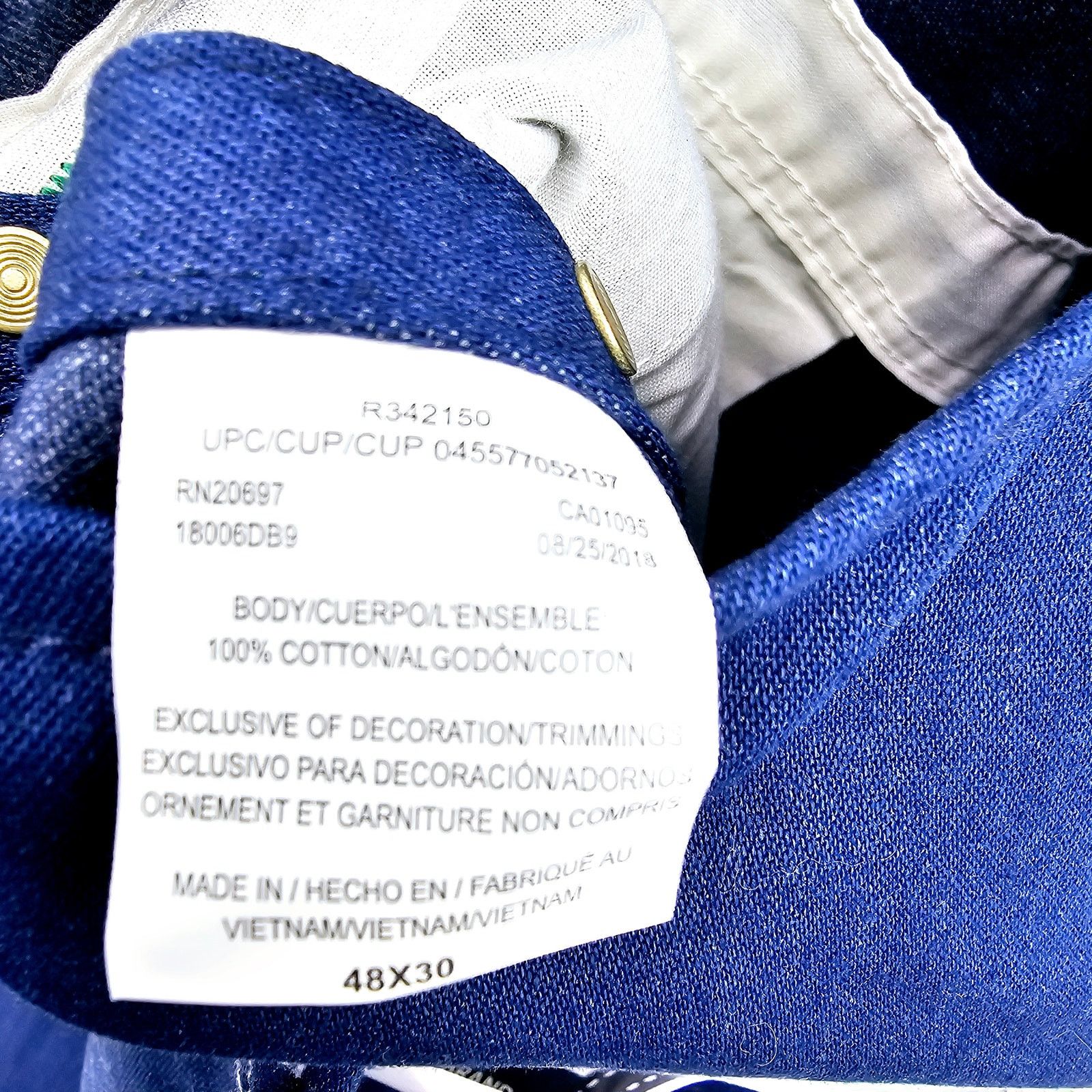Liberty Liberty Bib Overalls Denim Dark Wash 100% Cotton 48x30 3225 Size US 44 / EU 60 - 4 Thumbnail