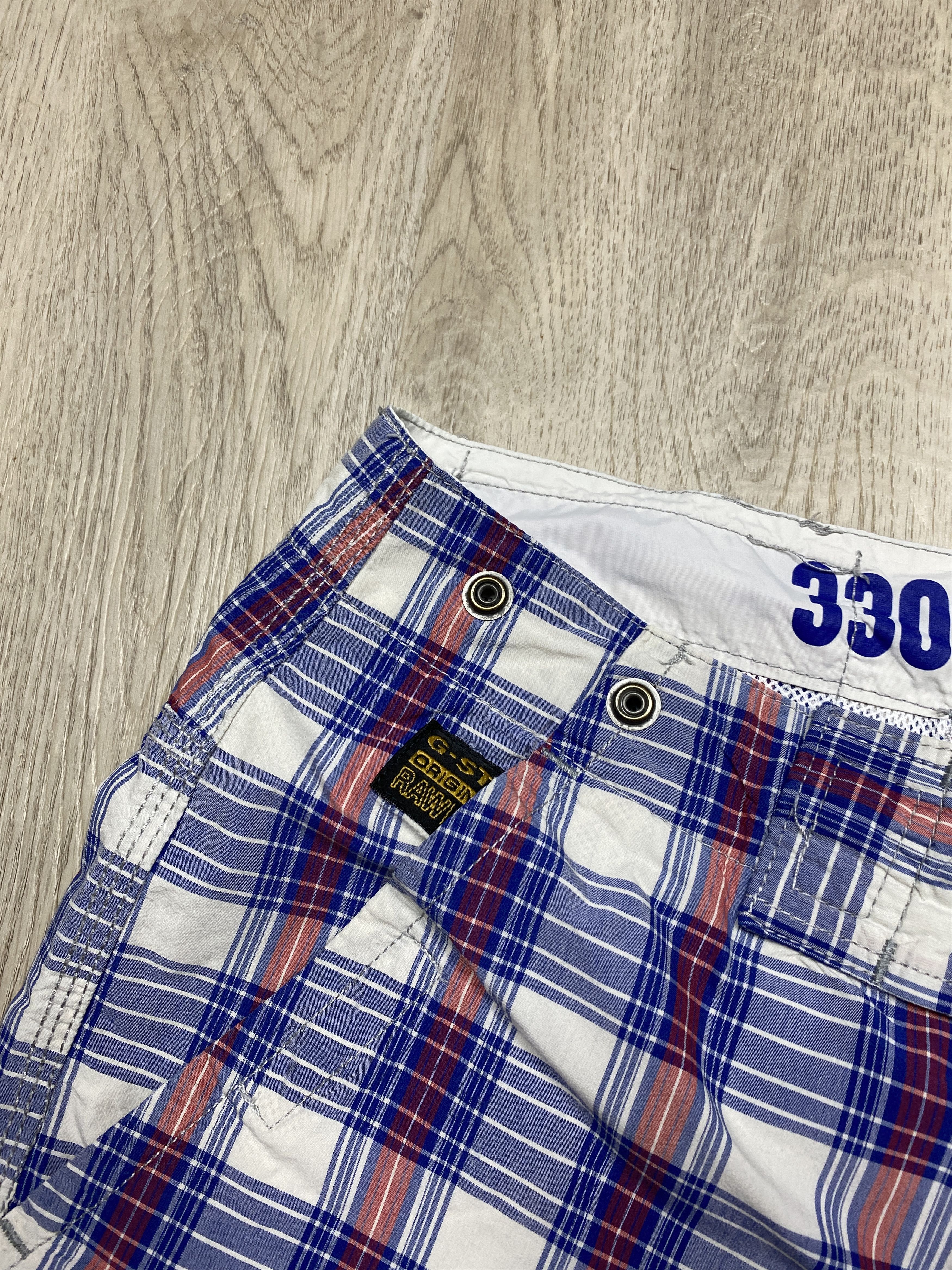 G-Star G Star Raw Vintage Mens Board Check Shorts Size US 32 / EU 48 - 3 Thumbnail