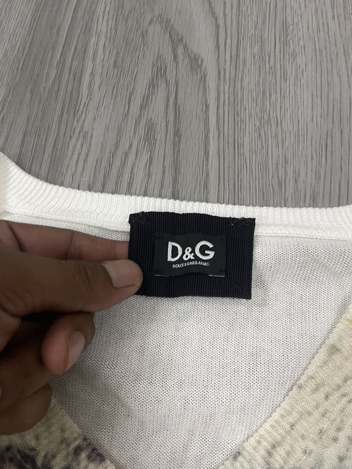 Dolce & Gabbana Dolce & Gabbana printed knitted Light Pullover Size US S / EU 44-46 / 1 - 7 Thumbnail