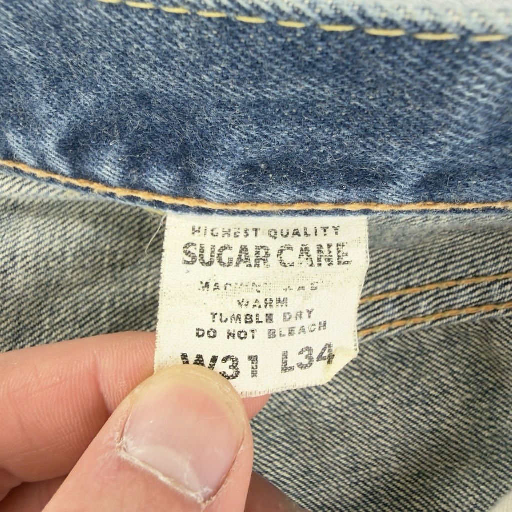 Sugar Cane Sugar Cane 1947 Men's Sz 30 W x 27 L Red Selvedge Button Fly Size US 31 - 9 Thumbnail