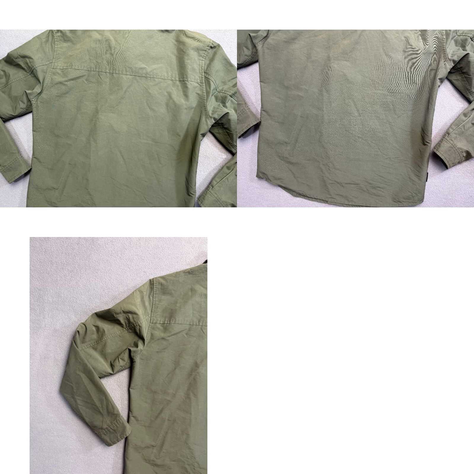 Vintage Woolrich Overshirt Jacket Mens S Green Military Style Snap Buttons Shirt Size US S / EU 44-46 / 1 - 10 Thumbnail