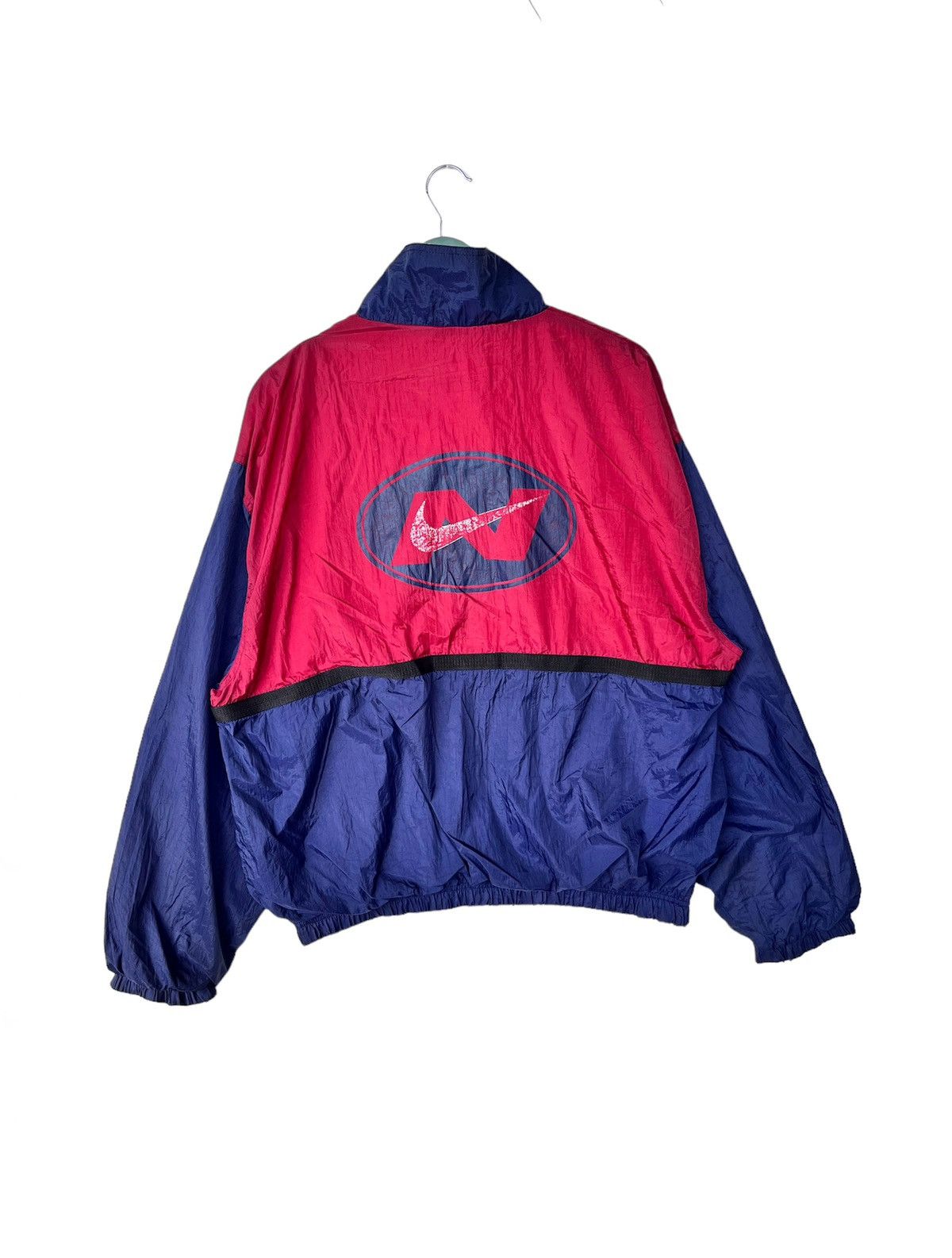 Nike × Vintage Vintage 90s Three Tones Nike Jacket Size US L / EU 52-54 / 3 - 2 Thumbnail