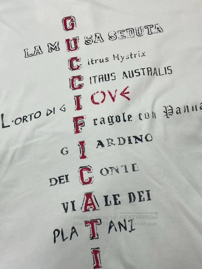 Gucci Gucci Letter-printed short-sleeved T-shirt Size US S / EU 44-46 / 1 - 2 Thumbnail