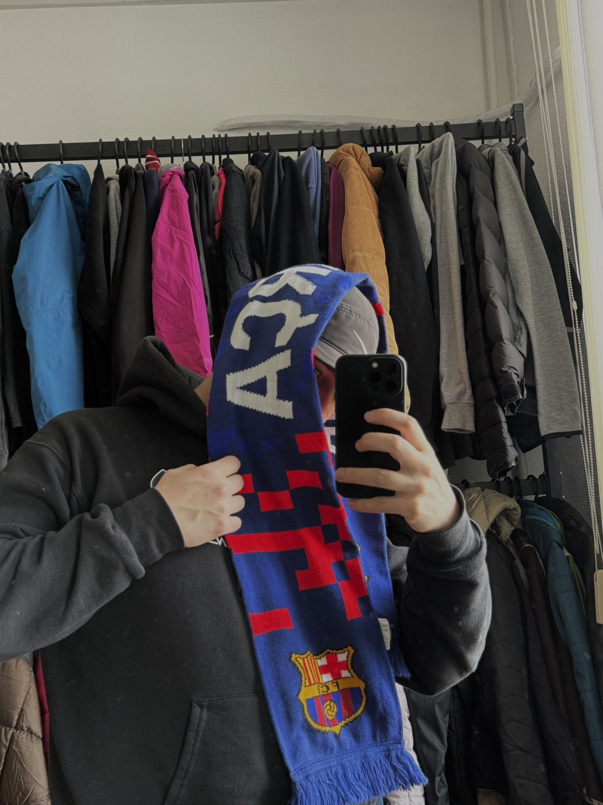 Vintage Blue scarf FCB football soccer collection Size ONE SIZE - 5 Thumbnail