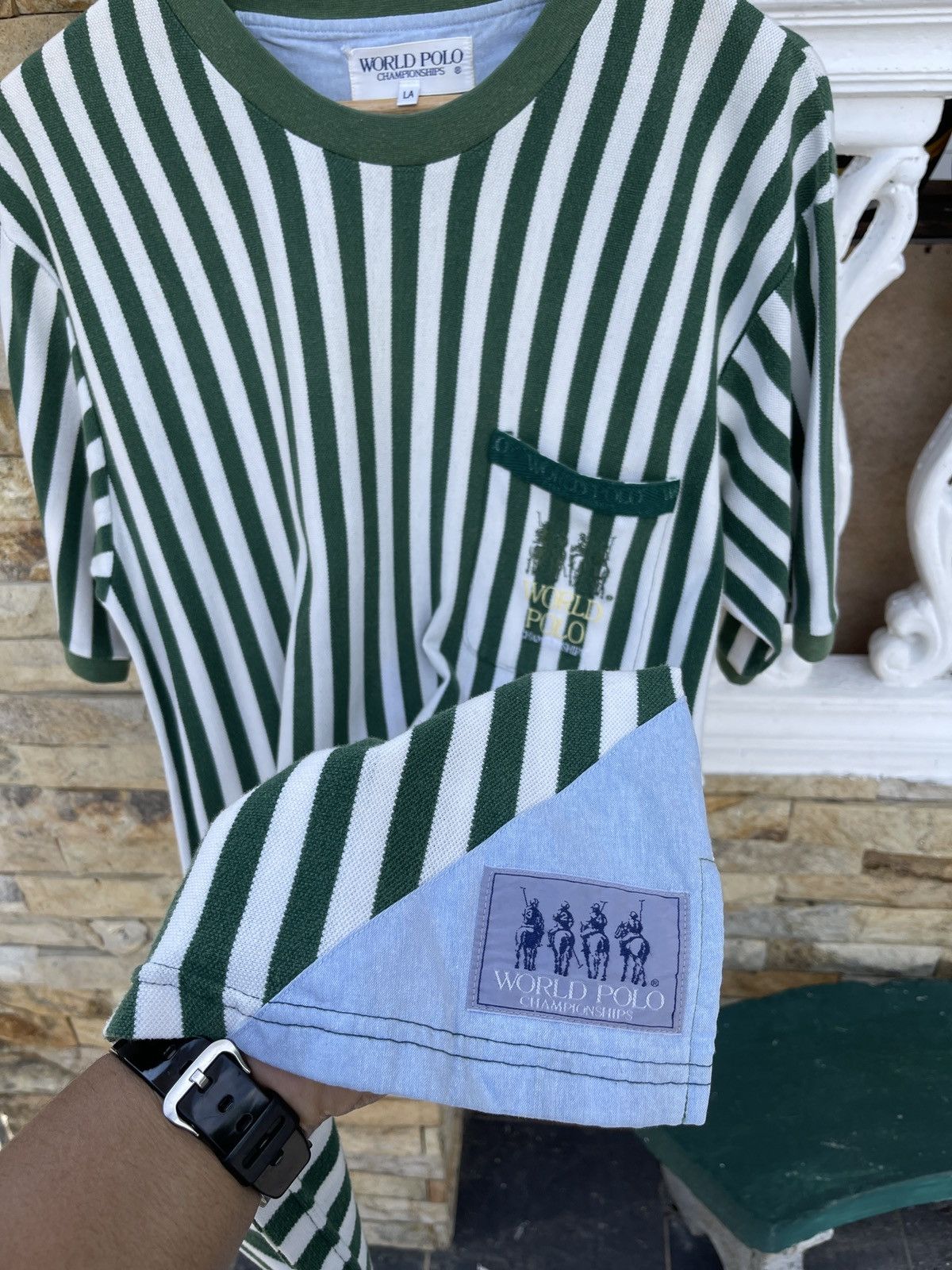 Ralph Lauren Last Drop🔥Vtg POLO RALPH LAUREN World Polo Championship Tee Size US M / EU 48-50 / 2 - 4 Thumbnail