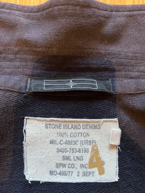 Massimo Osti × Stone Island Vintage Stone Island Denims Zip Jacket Y2K Massimo Osti Era Size US XXL / EU 58 / 5 - 11 Thumbnail