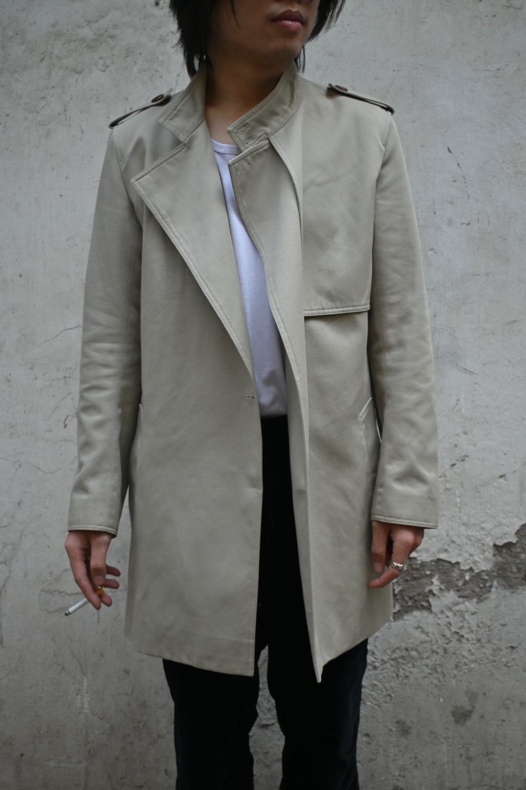 Dior Dior Homme by Hedi Slimane SS2006 runway trench coat Size US S / EU 44-46 / 1 - 2 Thumbnail