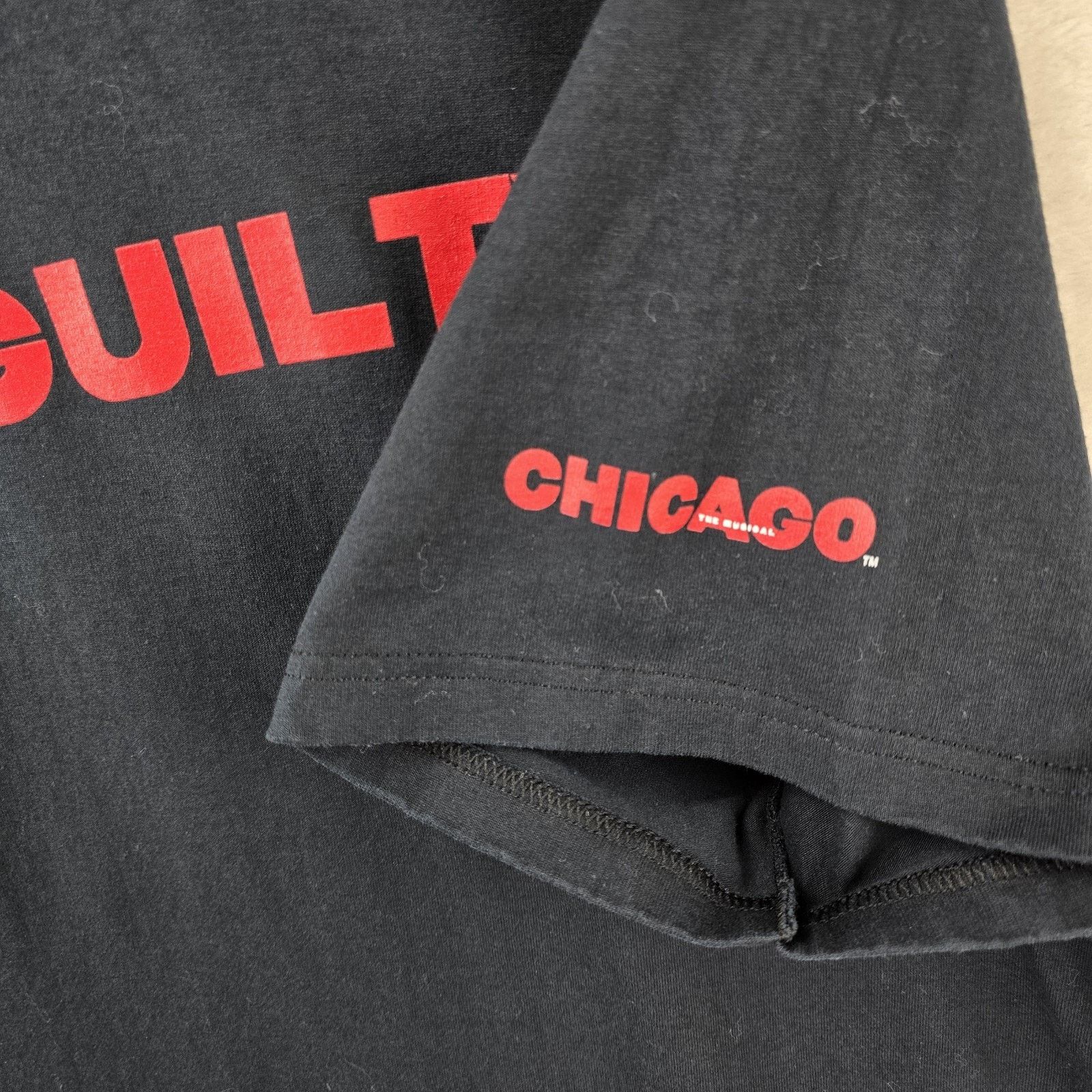 Other Vintage Not Guilty Chicago The Musical Shirt XL Black Y2K Size US L / EU 52-54 / 3 - 3 Thumbnail