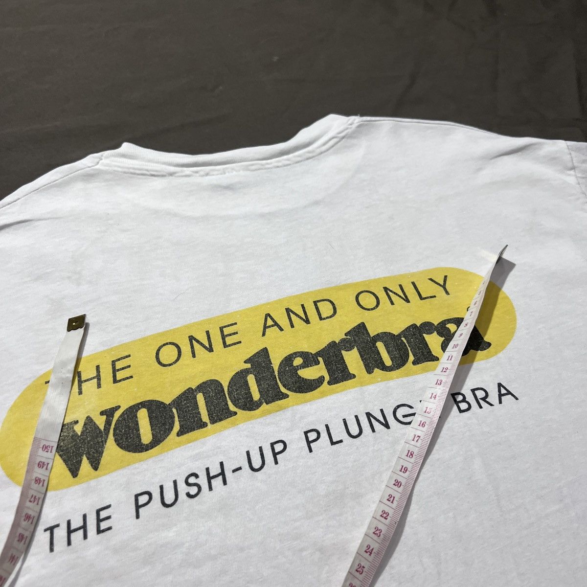Vintage Vintage 90s Wonderbra Push Up Bra Graphic Promo Tee XL Size US XL / EU 56 / 4 - 12 Thumbnail
