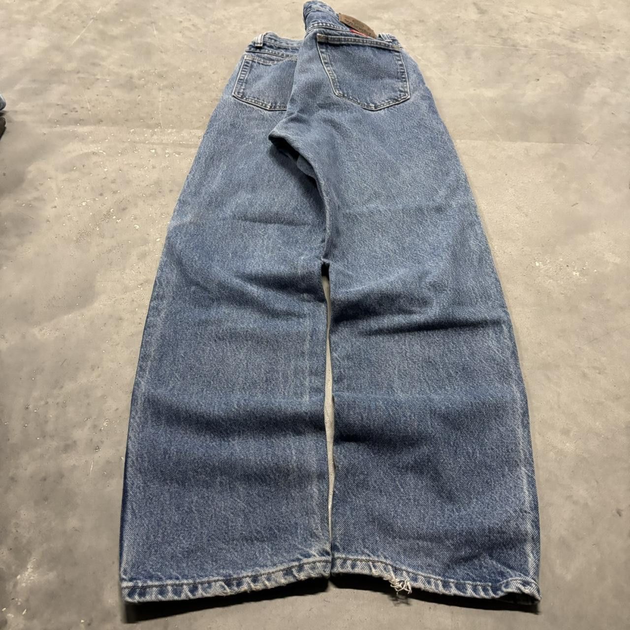 Japanese Brand × Vintage Crazy Vintage 90s Medium Wash Essential Denim Jeans! Size US 30 / EU 46 - 4 Thumbnail