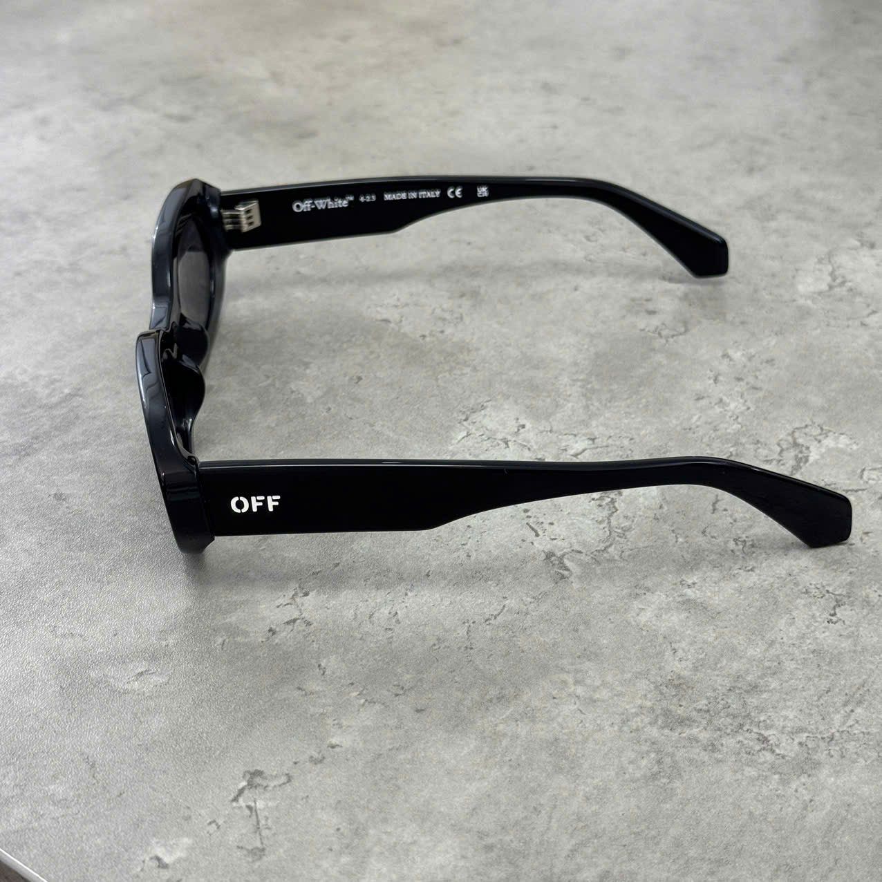 Off-White OFF WHITE Amalfi Oval-Frame Sunglasses BLACK Size ONE SIZE - 5 Thumbnail