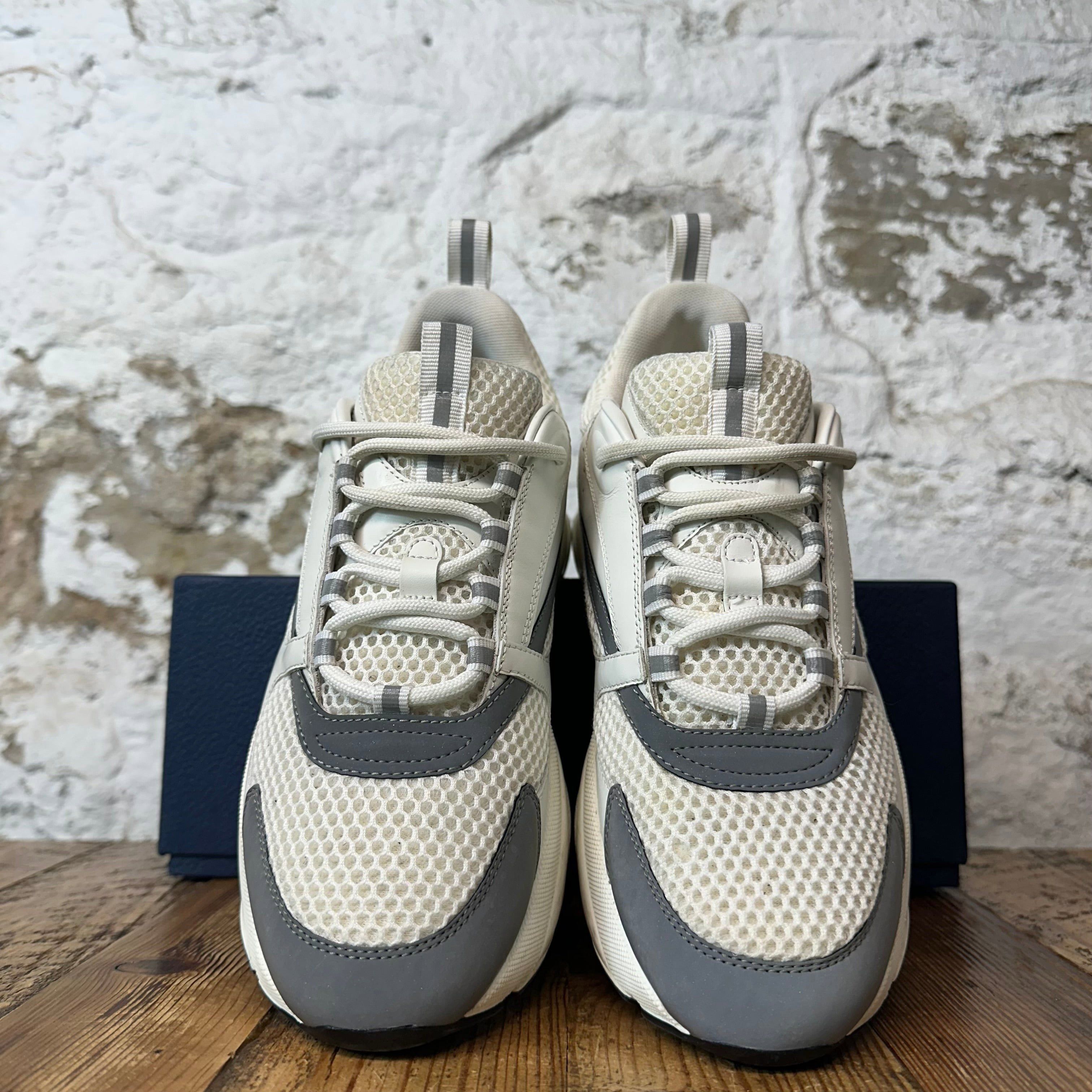 Dior Dior B22 White Grey 3M Sneaker Sz 8 (41) Size US 8 / EU 41 - 3 Thumbnail